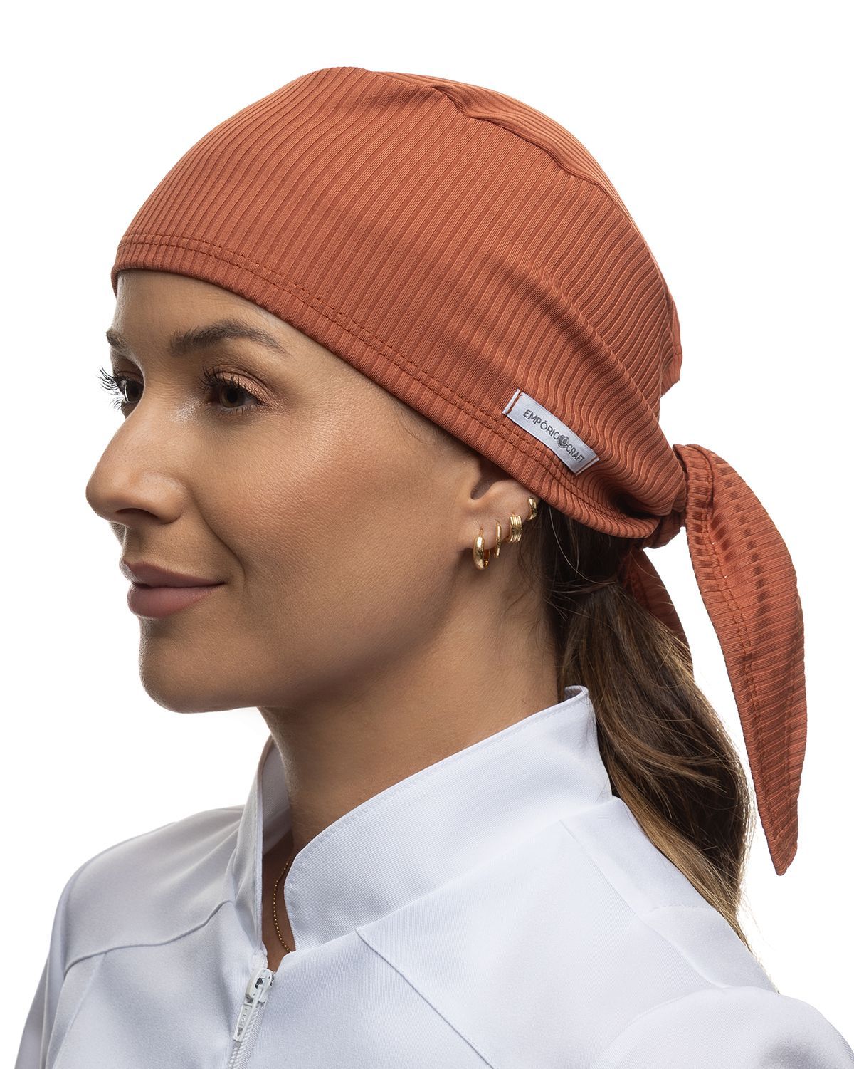 Gorro Canelado Terracota