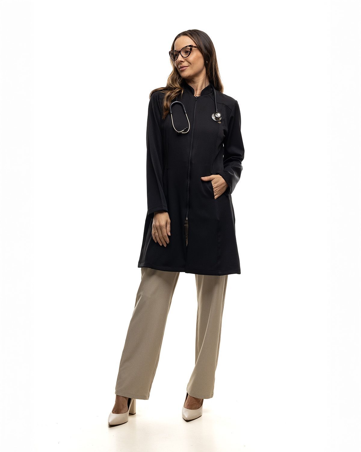 Jaleco Feminino Mist Preto