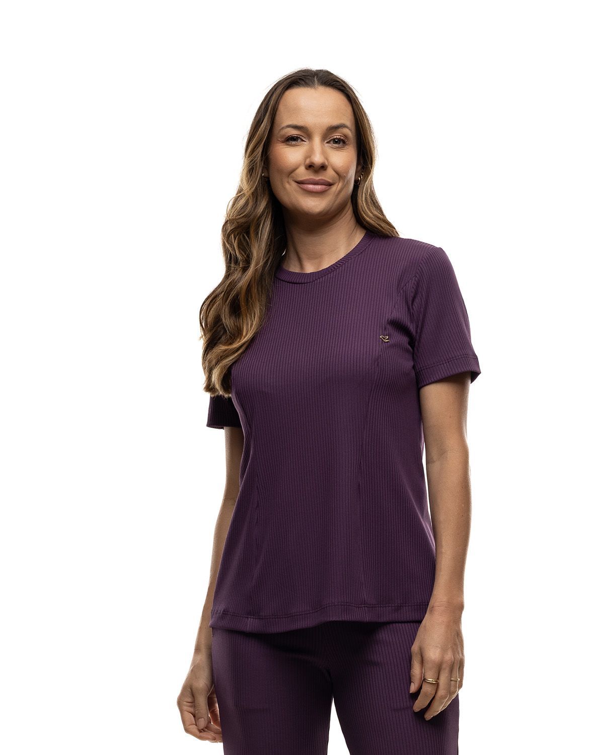 Blusa Feminina Canelada Plum