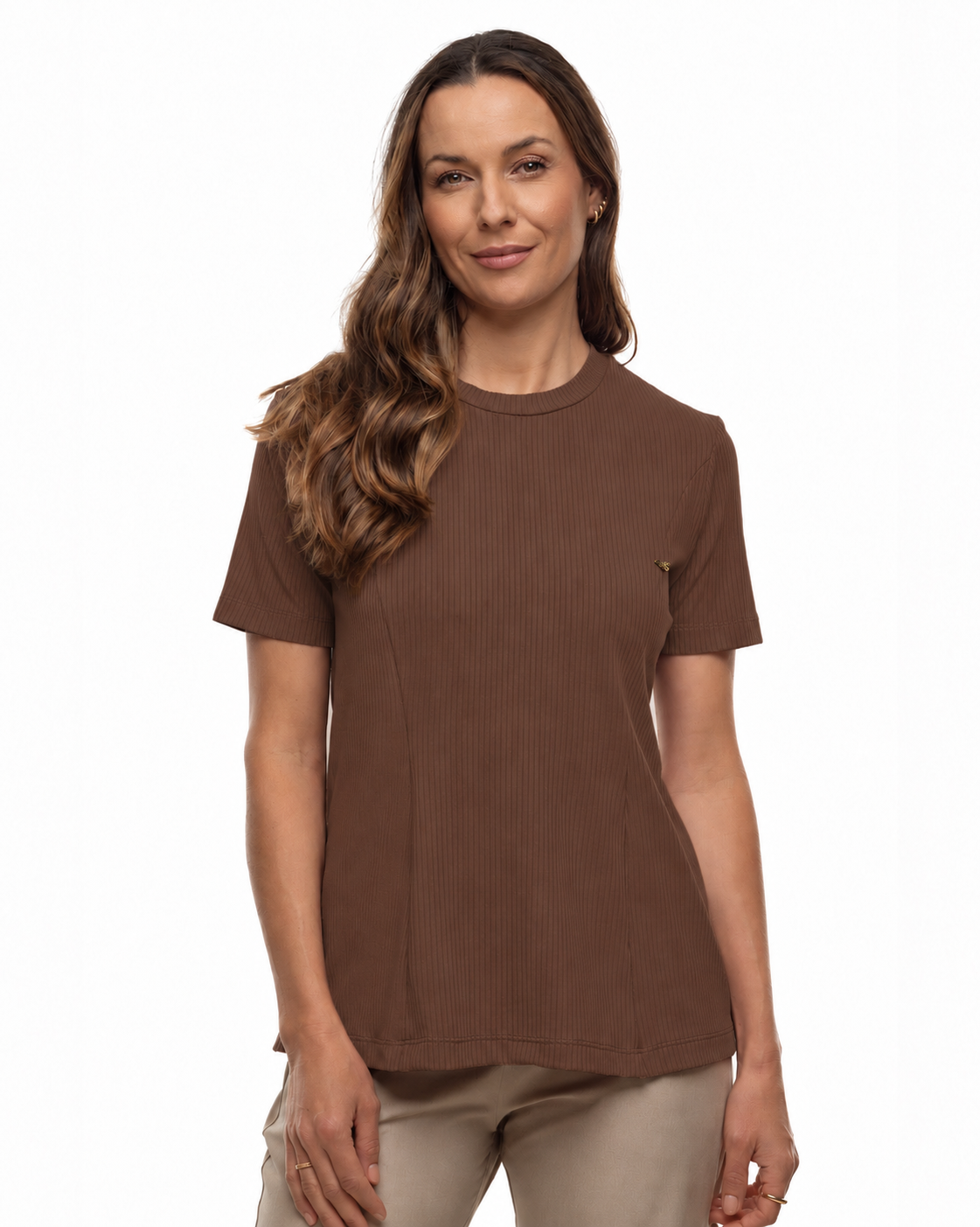 Blusa Feminina Canelada Cacau