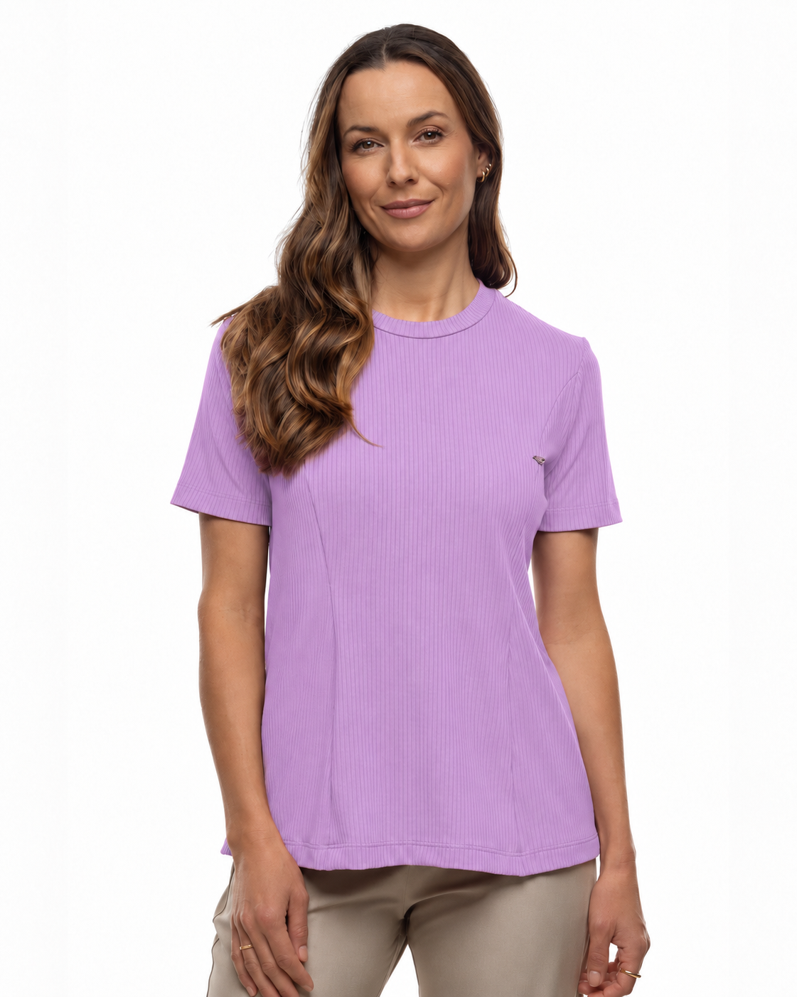 Blusa Feminina Canelada Lavanda