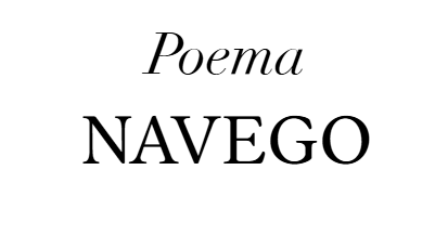 [Produto] poema navego