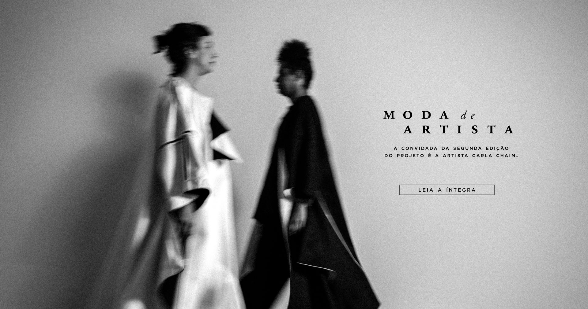 Banner Desk Moda de Artista: Carla Chaim