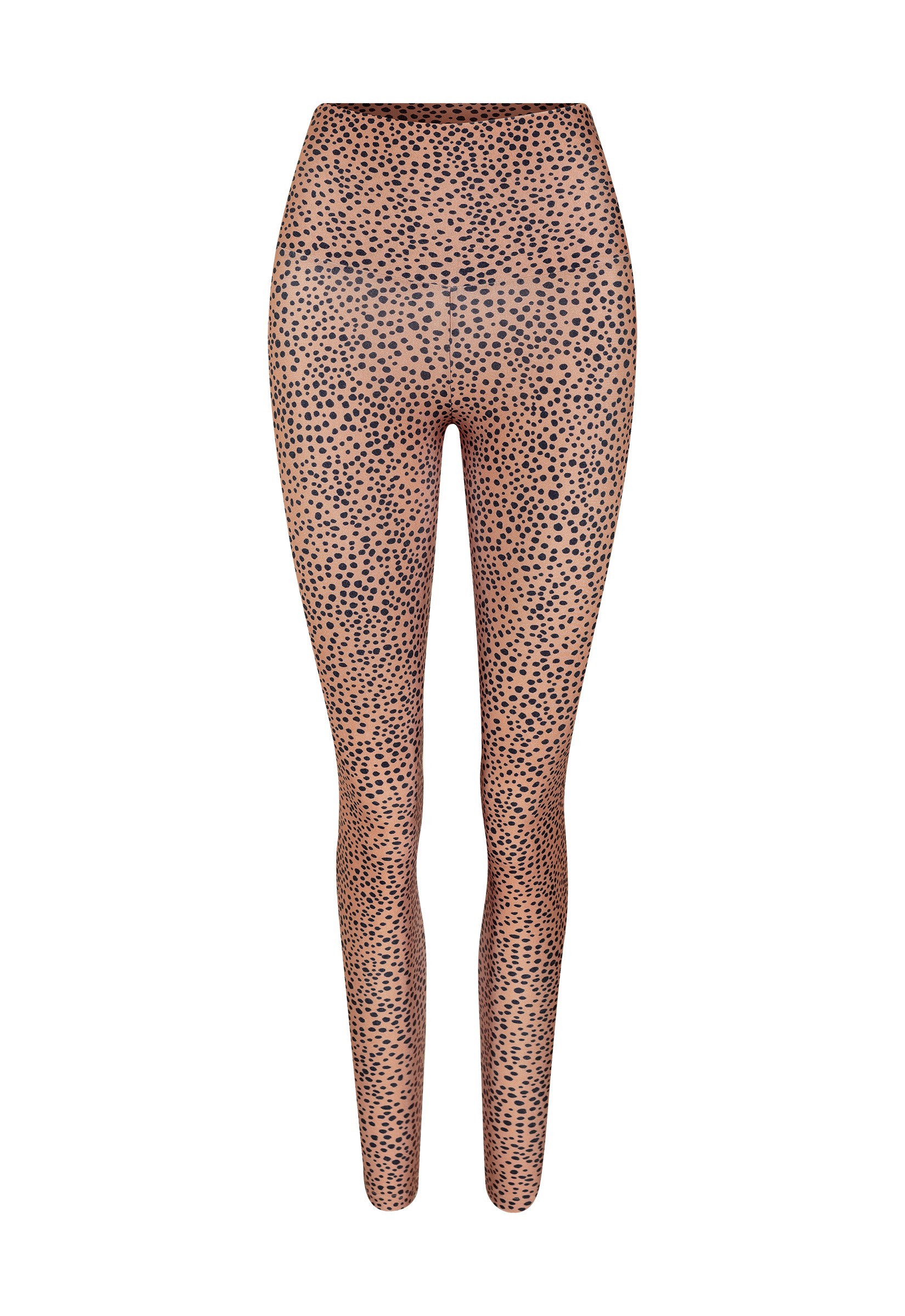 Legging Lycra Cheetah Bege - Fitlegs