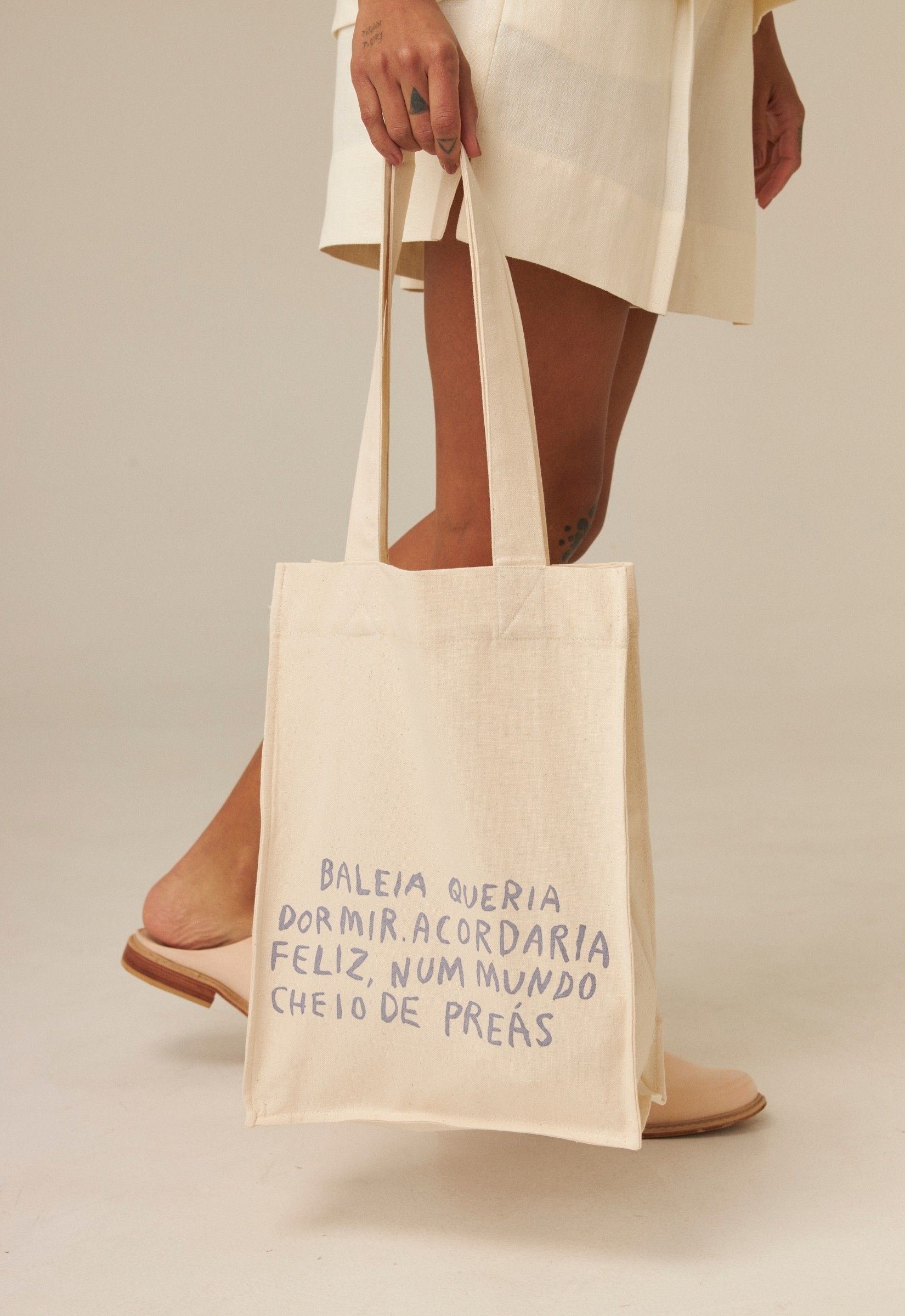 Foto do produto Ecobag Caixa de Leite Supersônica Algodão Orgânico FLIP