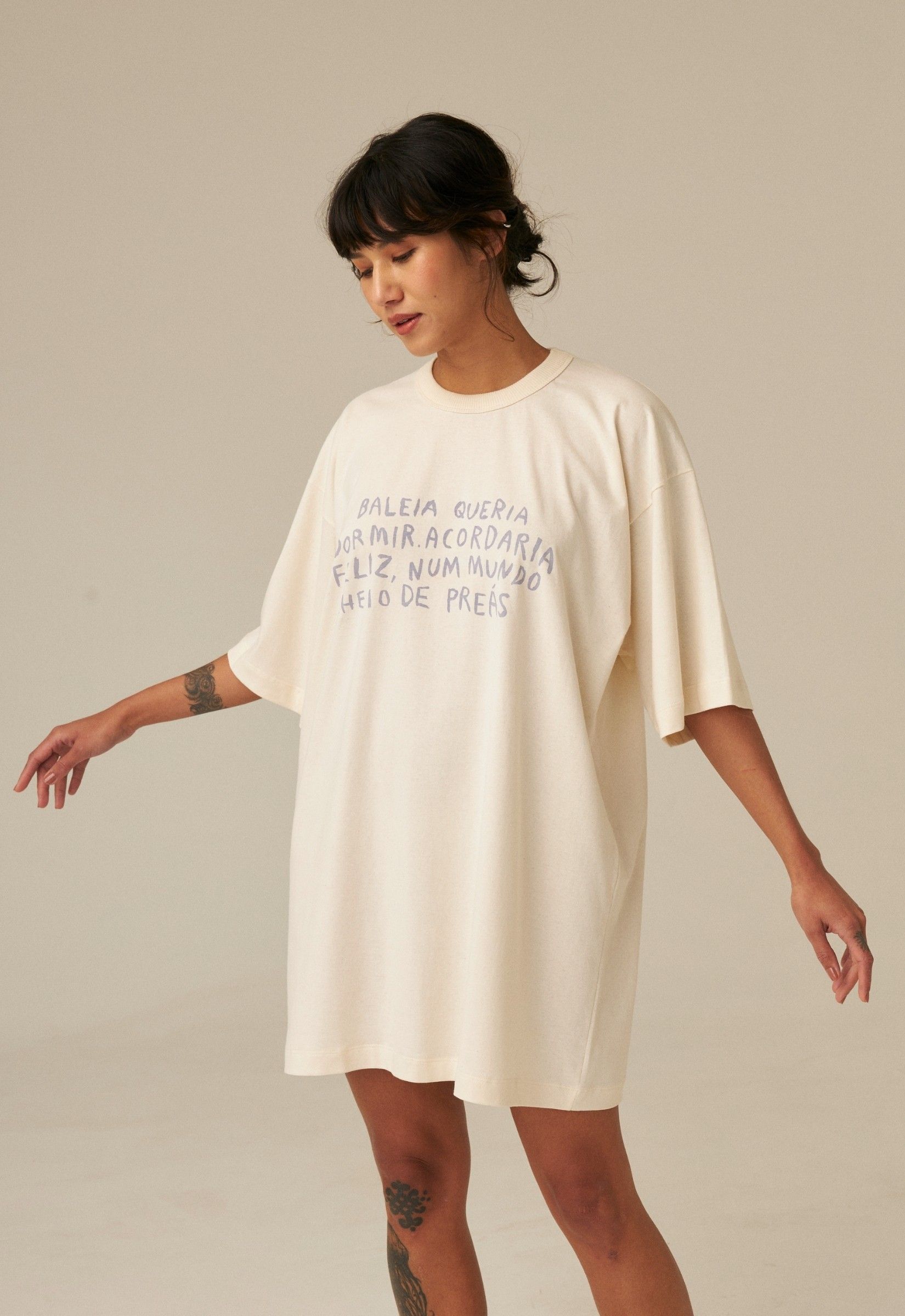 Foto do produto Camiseta Ampla Supersônica Algodão Orgânico FLIP