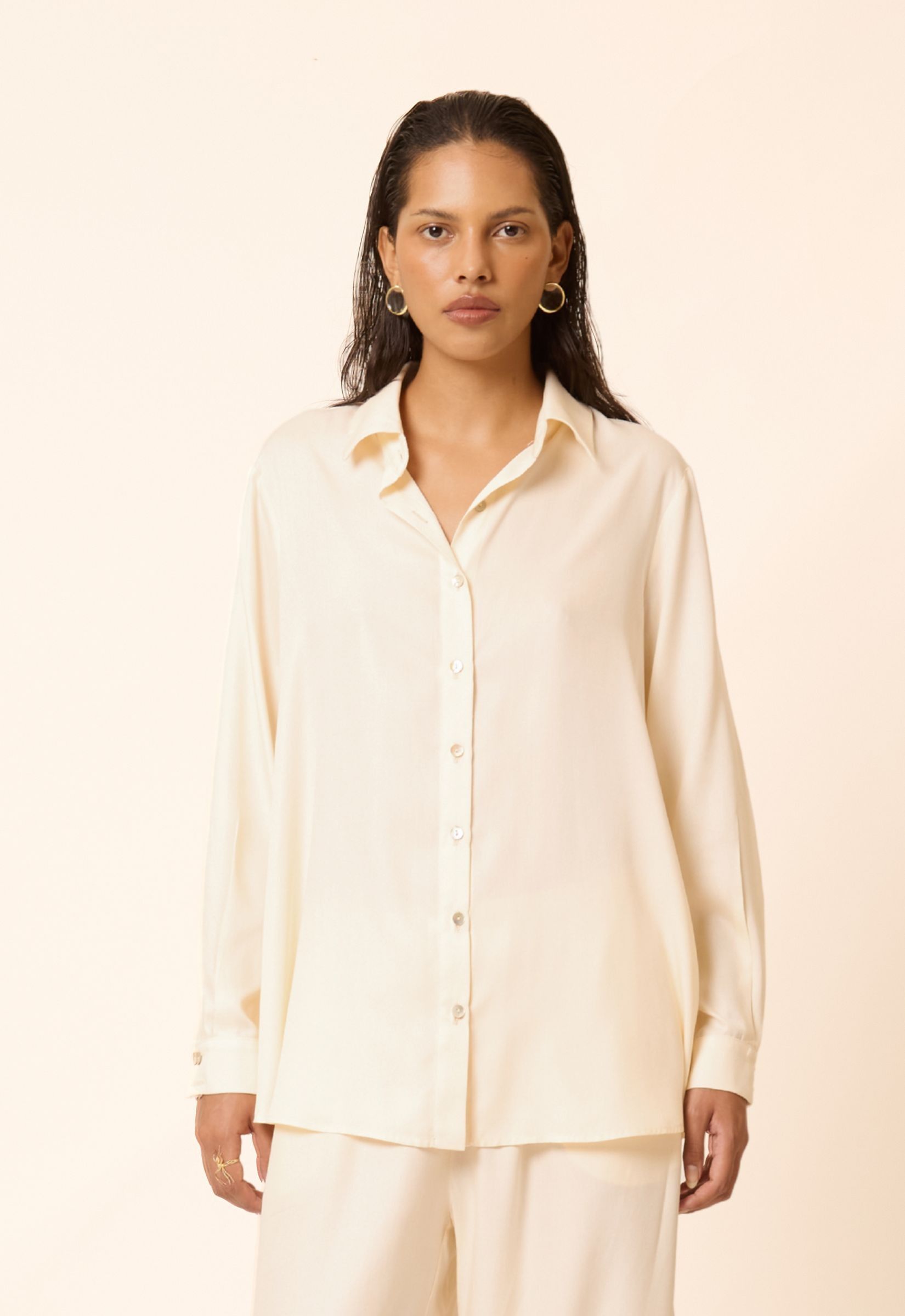 Foto do produto Camisa Modal Aruna  Areia 