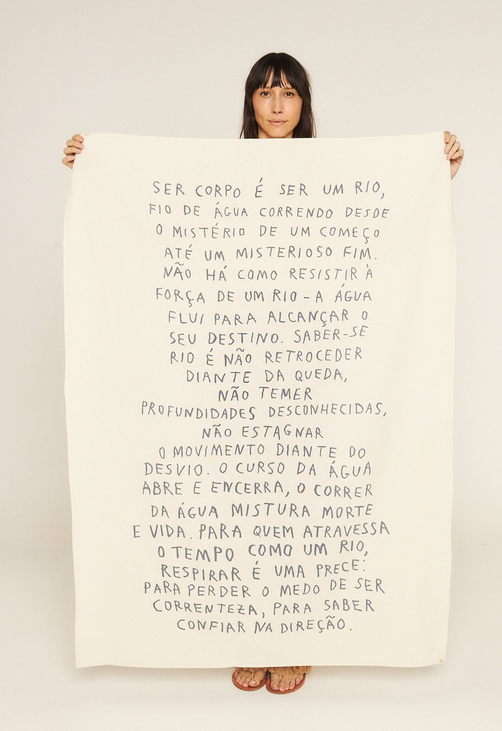 Foto do produto Canga Algodão Orgânico Correnteza
