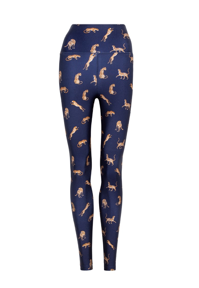 Legging Lycra Cós Estampada Cheetah Blue - Forlegs