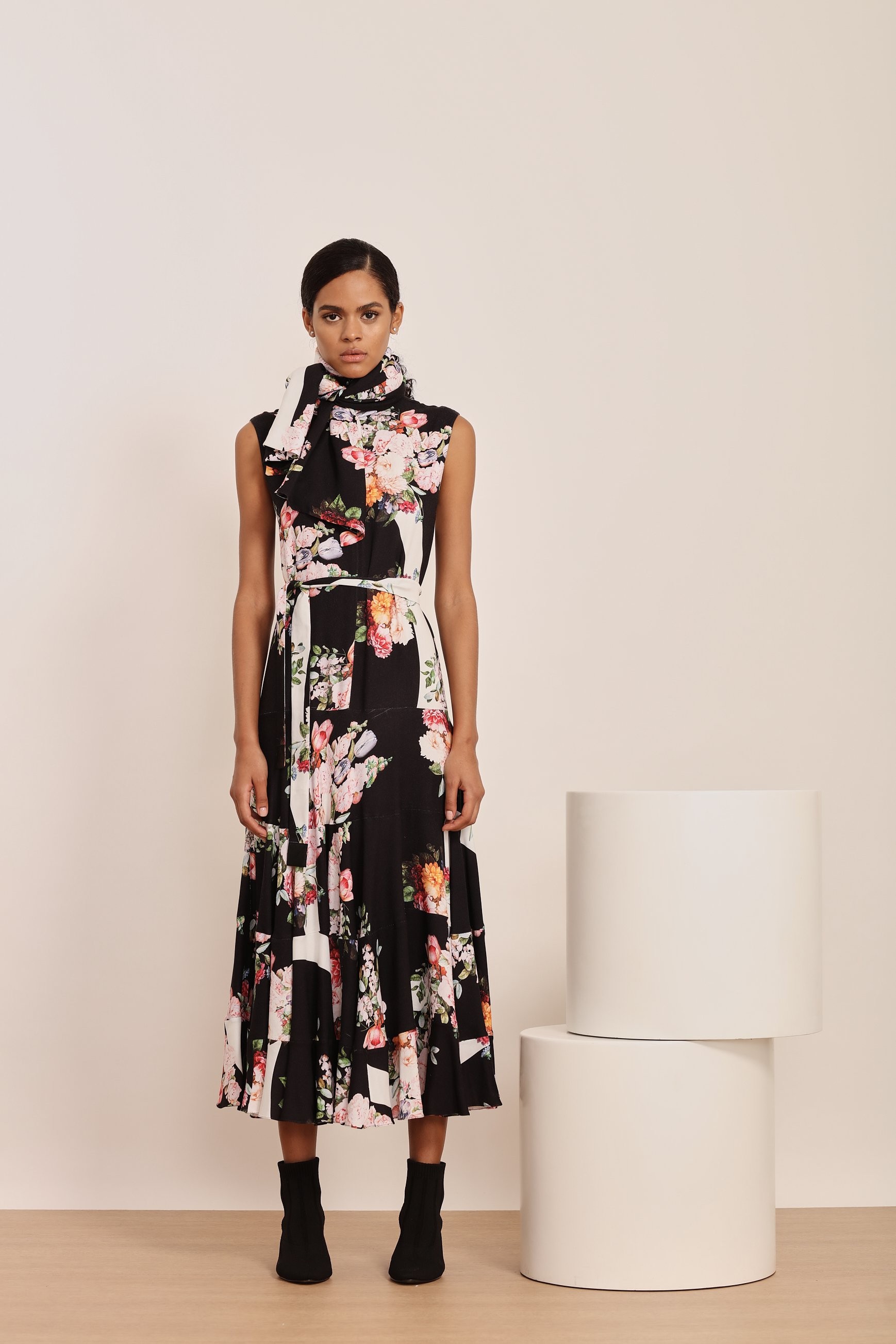 Vestido longo hot sale floral gloria