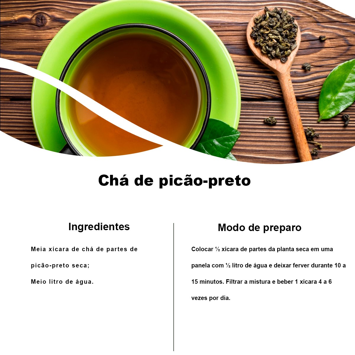 Kit 2 pct Chá de Picão Preto - Bidens Pilosa - 100g cada