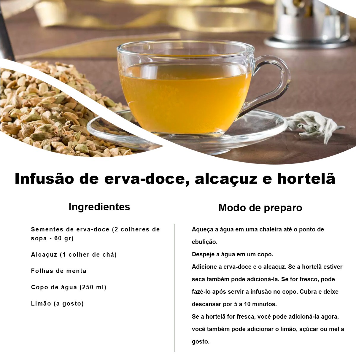 Kit 4 pct Chá de Alcaçuz - Periandra Dulcis-Martius - 100g