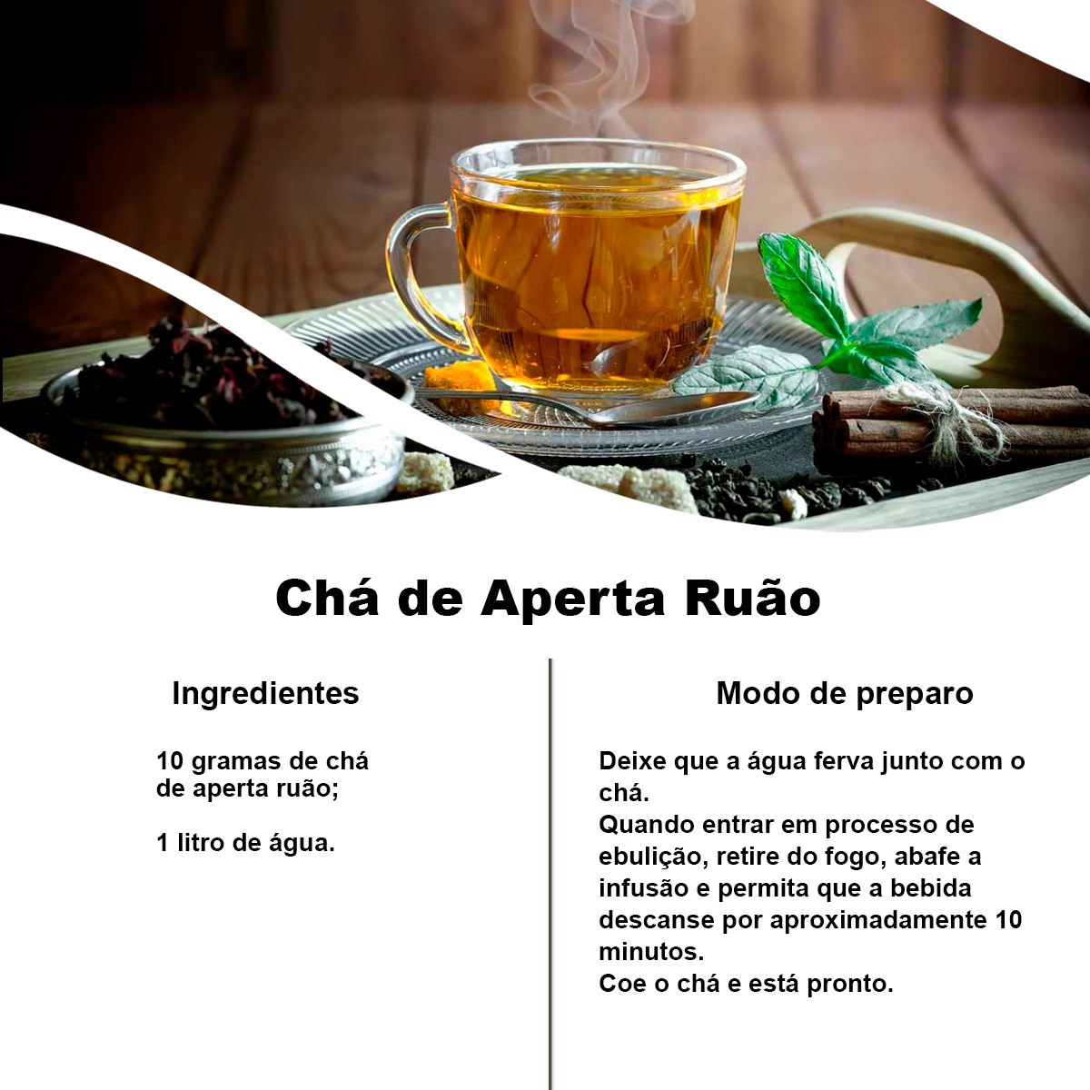 Chá de Aperta Ruão - Piper aduncum L. - 100g