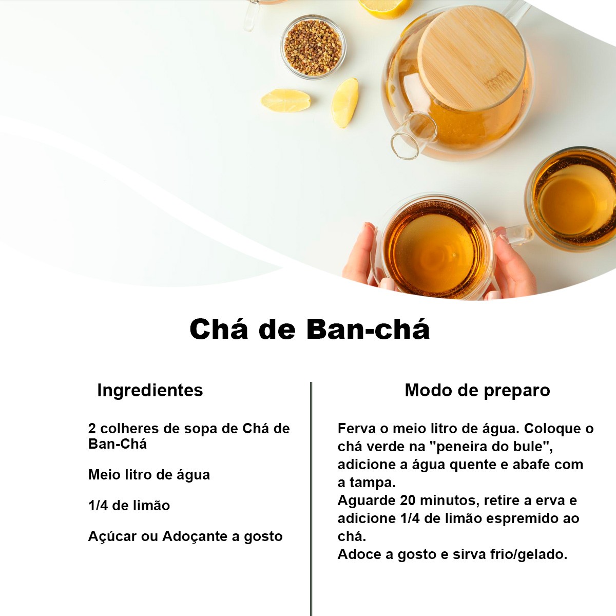 Chá de Ban-Chá - Camellia Sinensis (Banchá) - 100g