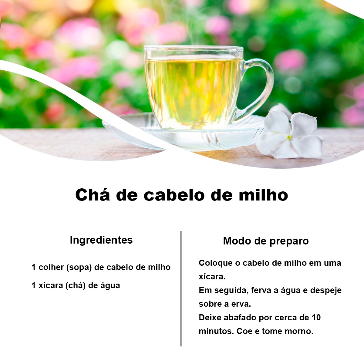 Chá de Cabelo de Milho - Zea Mays L. - 50g