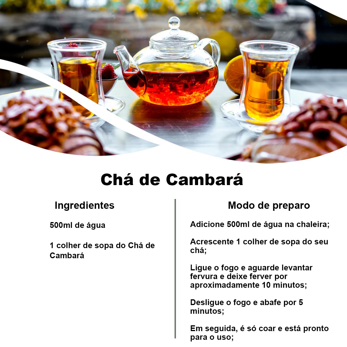 Chá de Cambará - Lantana Camara L. - 100g