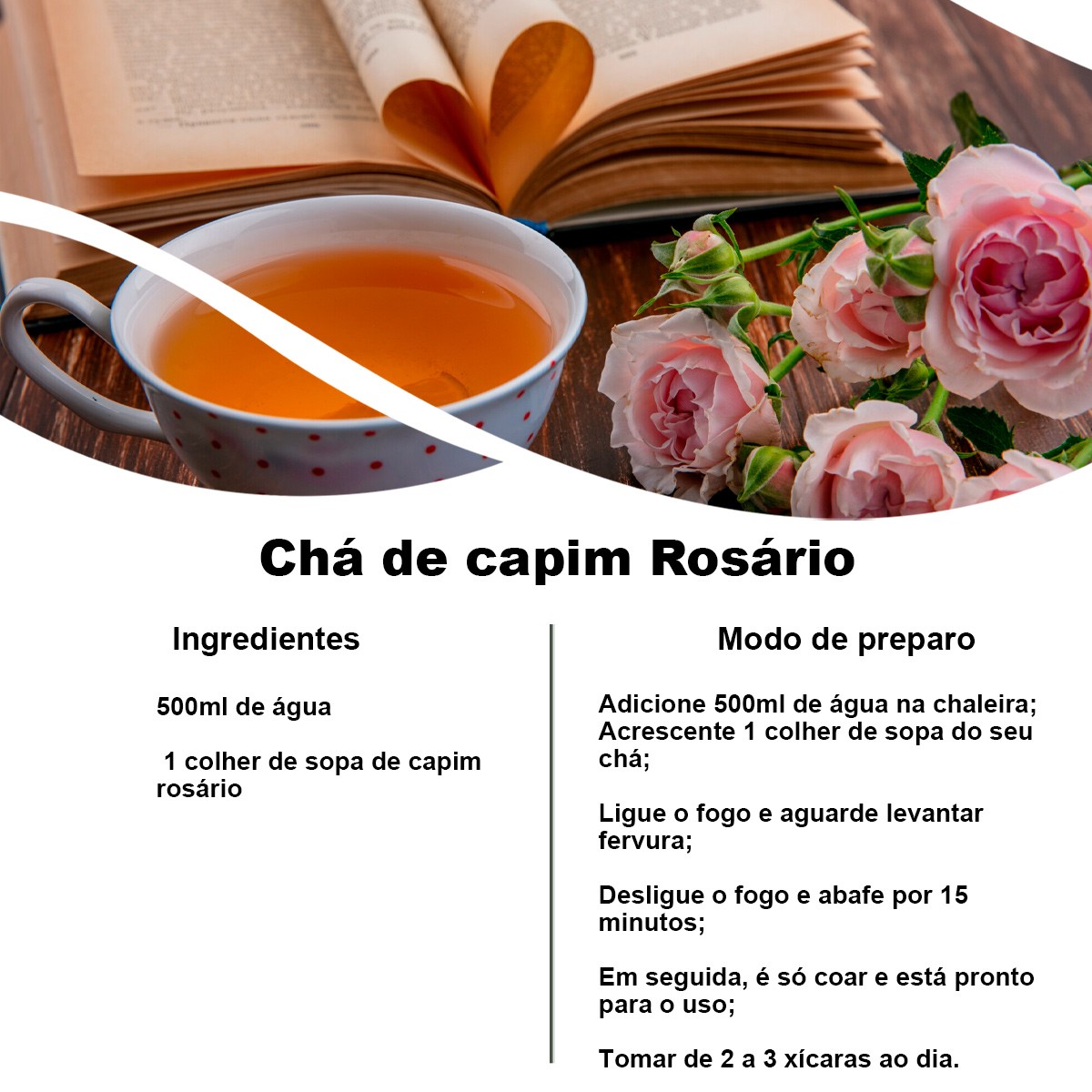 Chá de Capim Rosário - Coix Lacryma Jobi - 50g