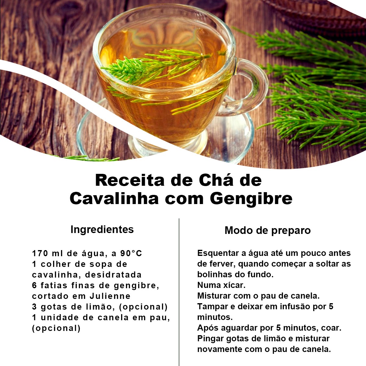 Chá de Cavalinha - Equisetum arvense L. - 80g