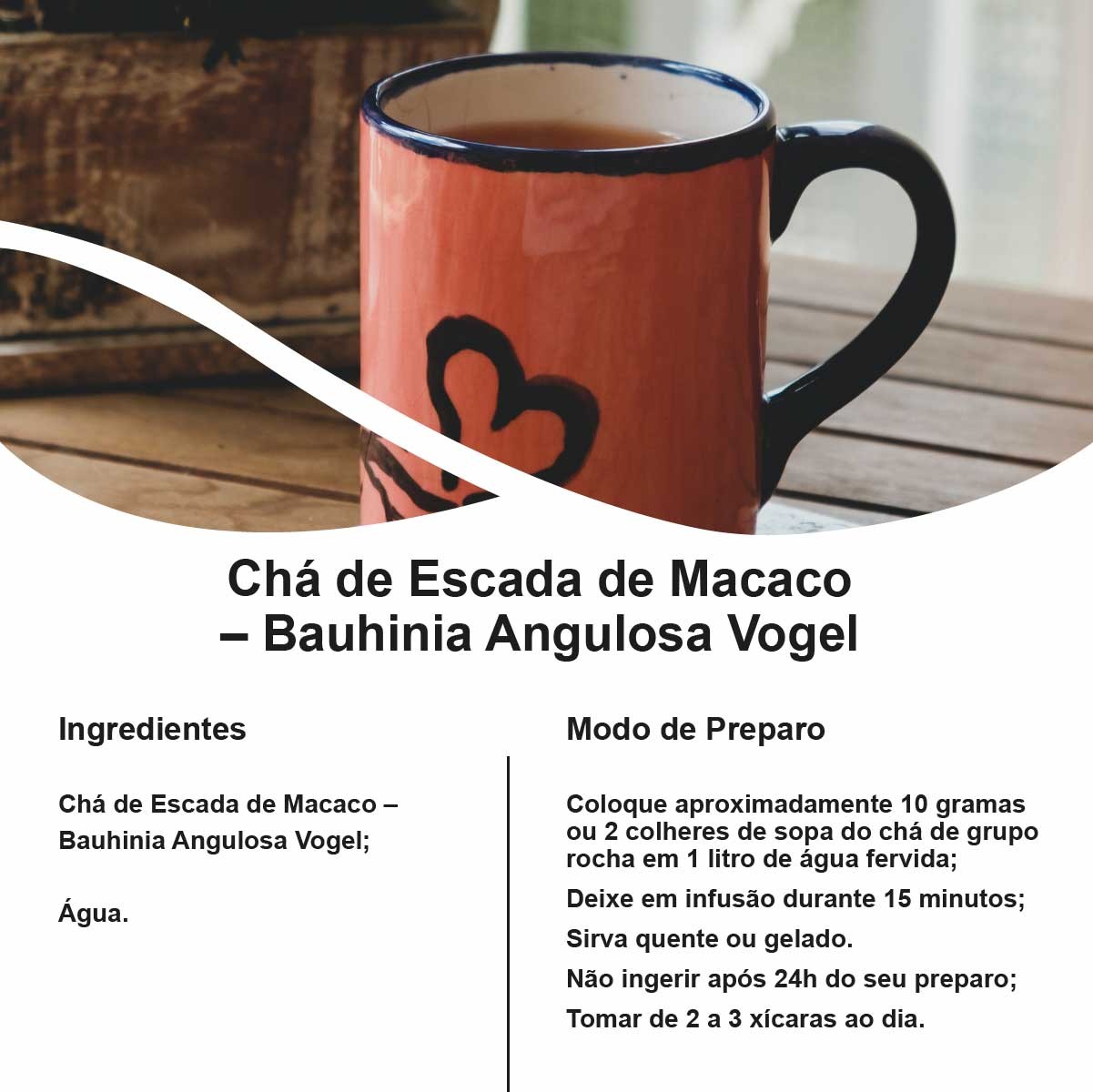 Chá de Escada de Macaco – Bauhinia Angulosa Vogel – 100g