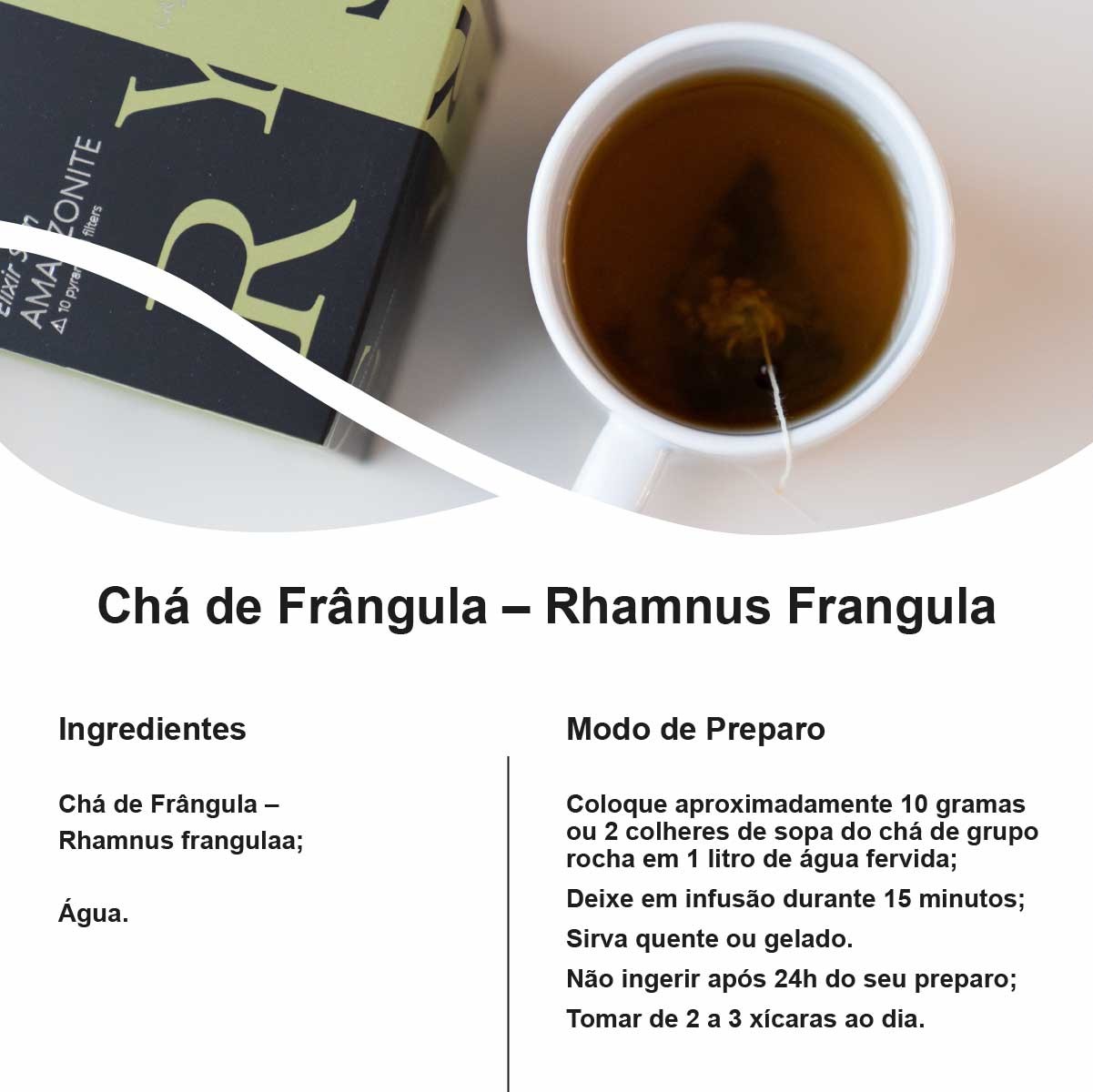 Chá de Frângula – Rhamnus frangula – 100g