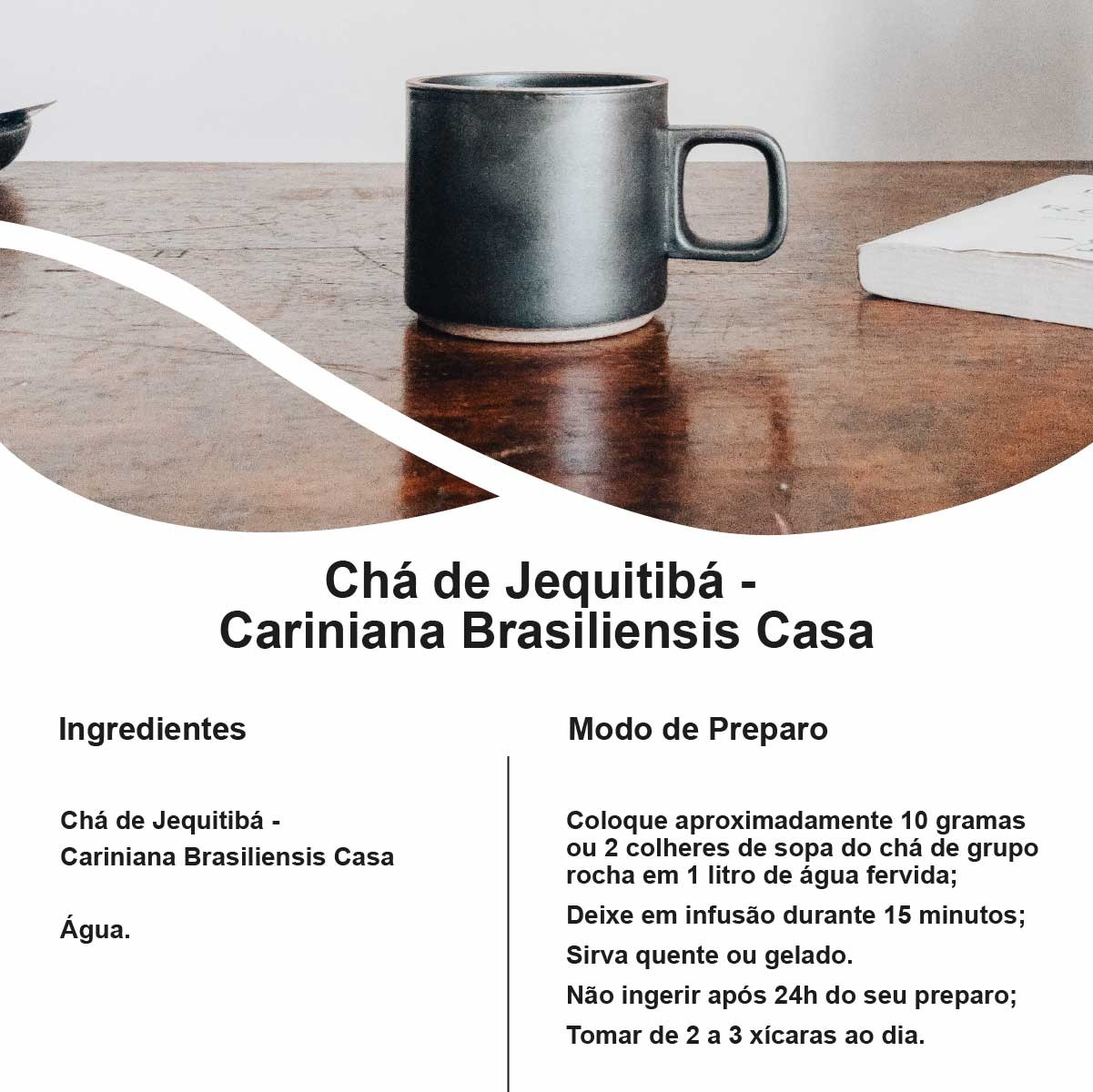 Chá de Jequitibá - Cariniana Brasiliensis Casa. - 100g