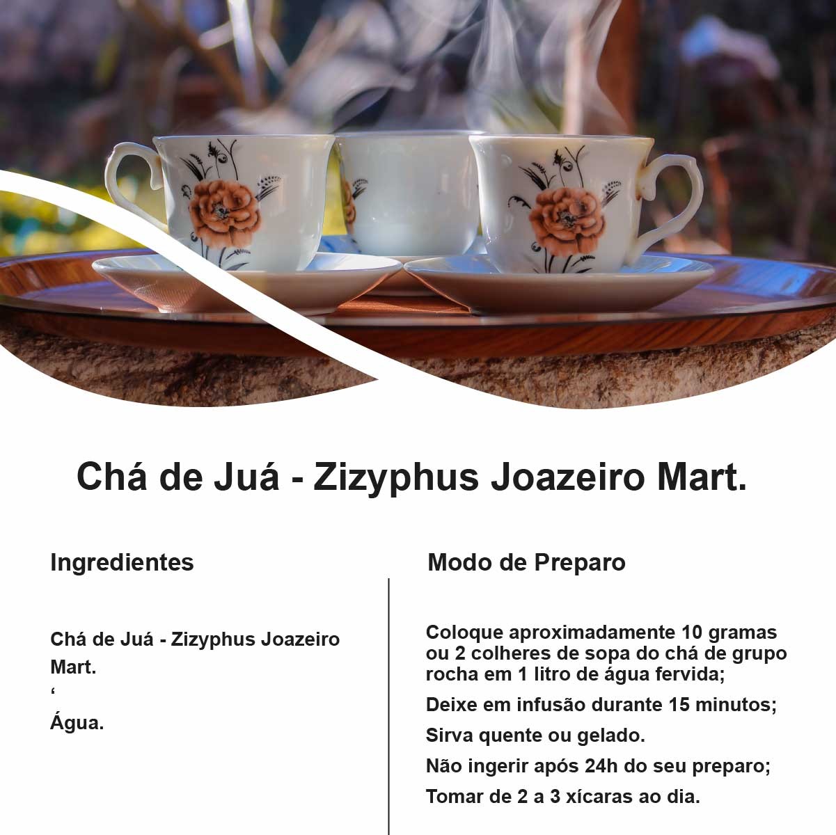 Chá de Juá - Zizyphus Joazeiro Mart. - 100g