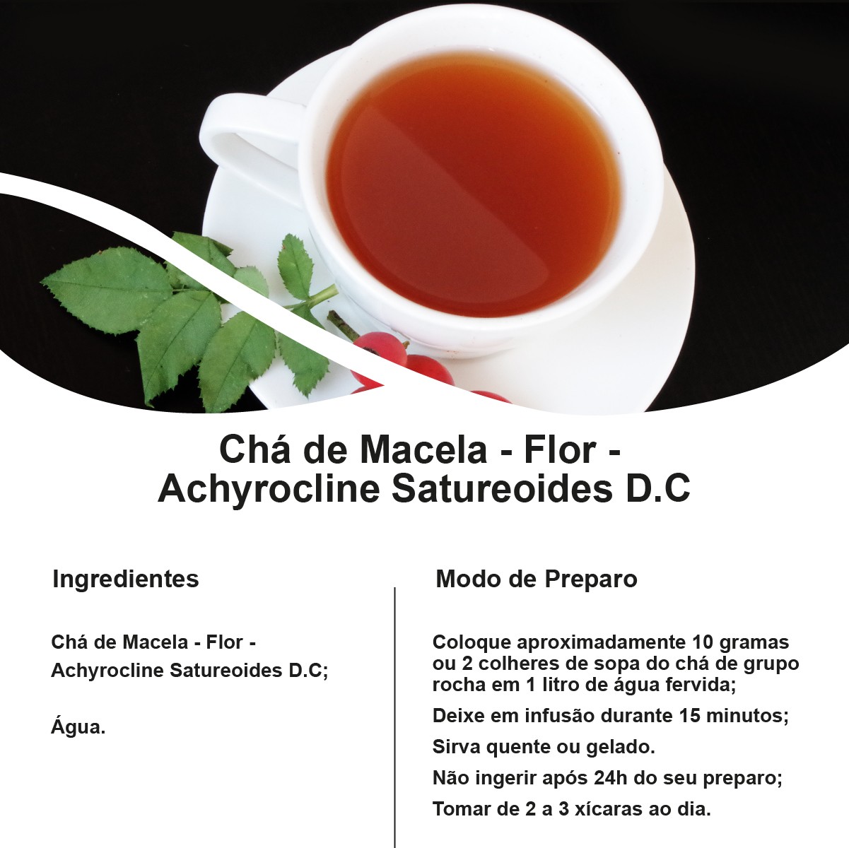 Chá de Macela - Flor - Achyrocline Satureoides D.C - 50g