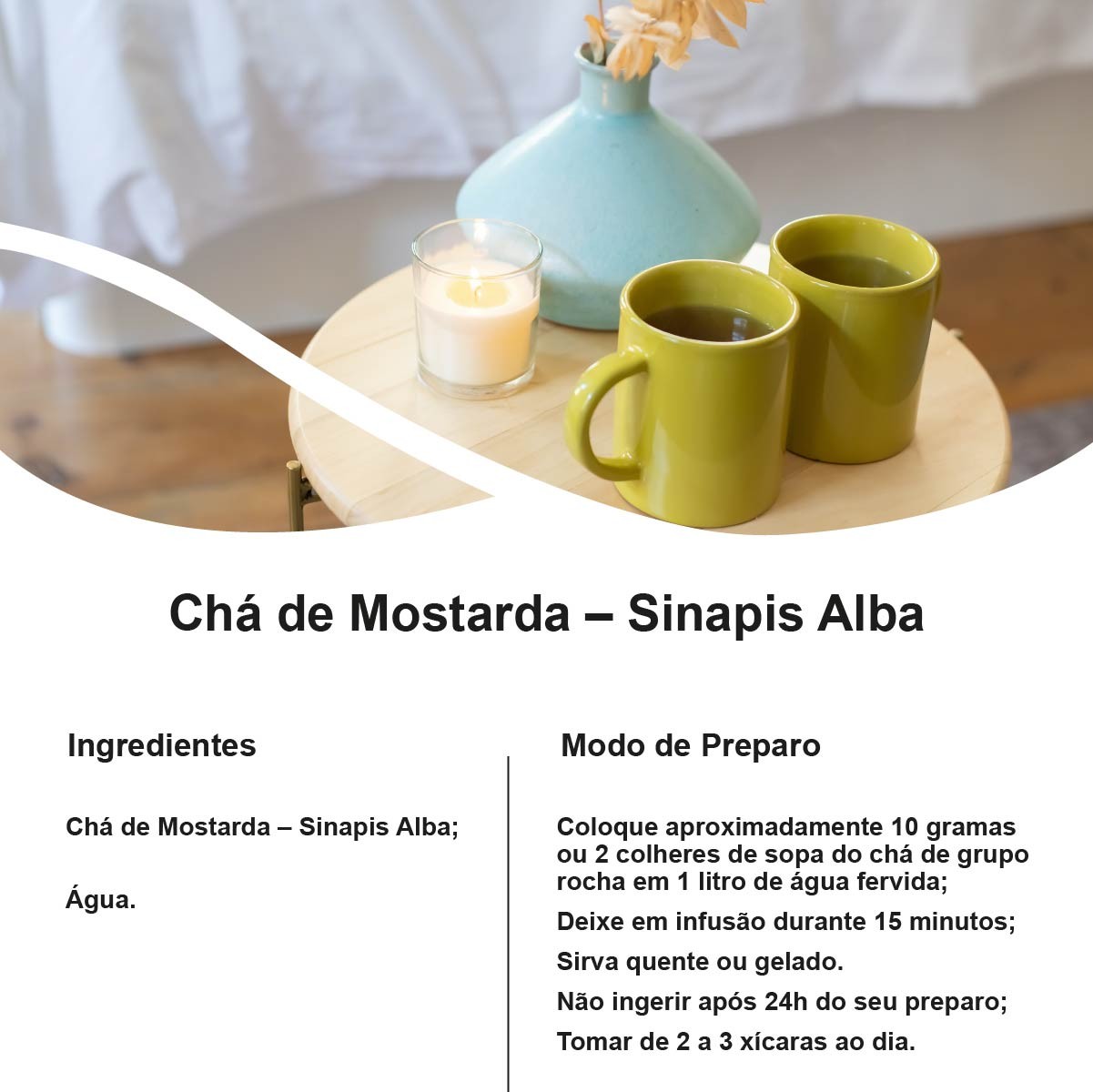Chá de Mostarda – Sinapis Alba - 100g