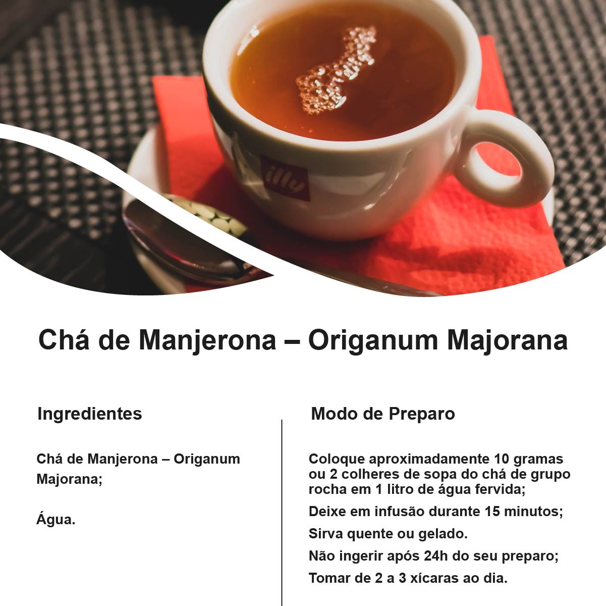 Chá de Manjerona – Origanum Majorana – 100g