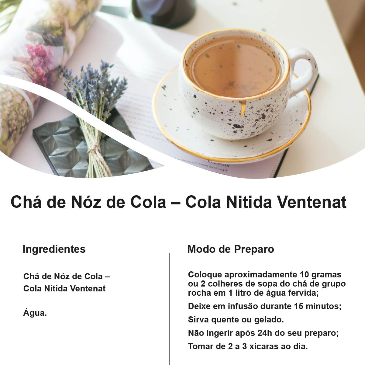 Chá de Nóz de Cola – Cola Nitida Ventenat – 100g