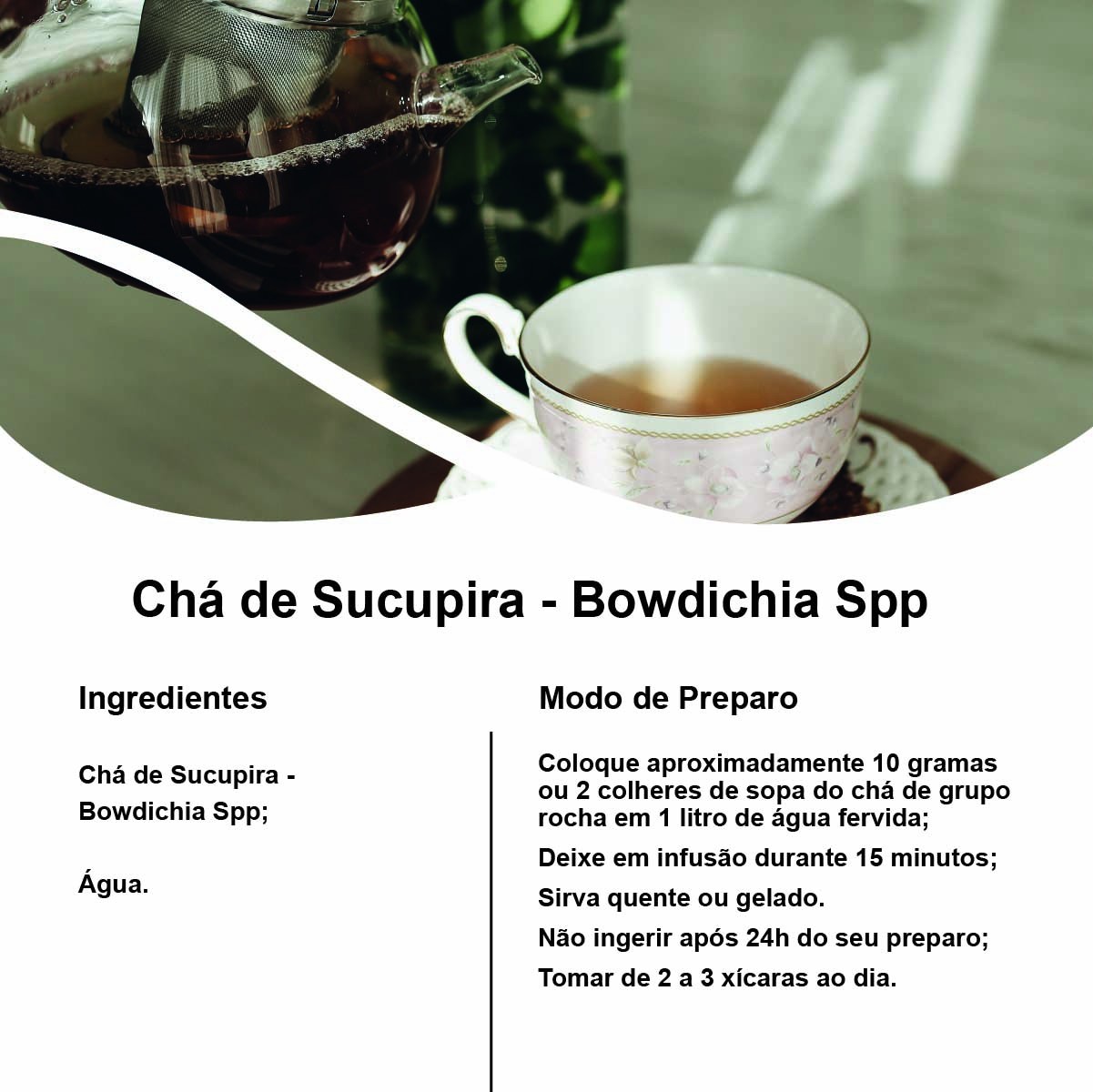 Chá de Sucupira - Bowdichia Spp - 100g