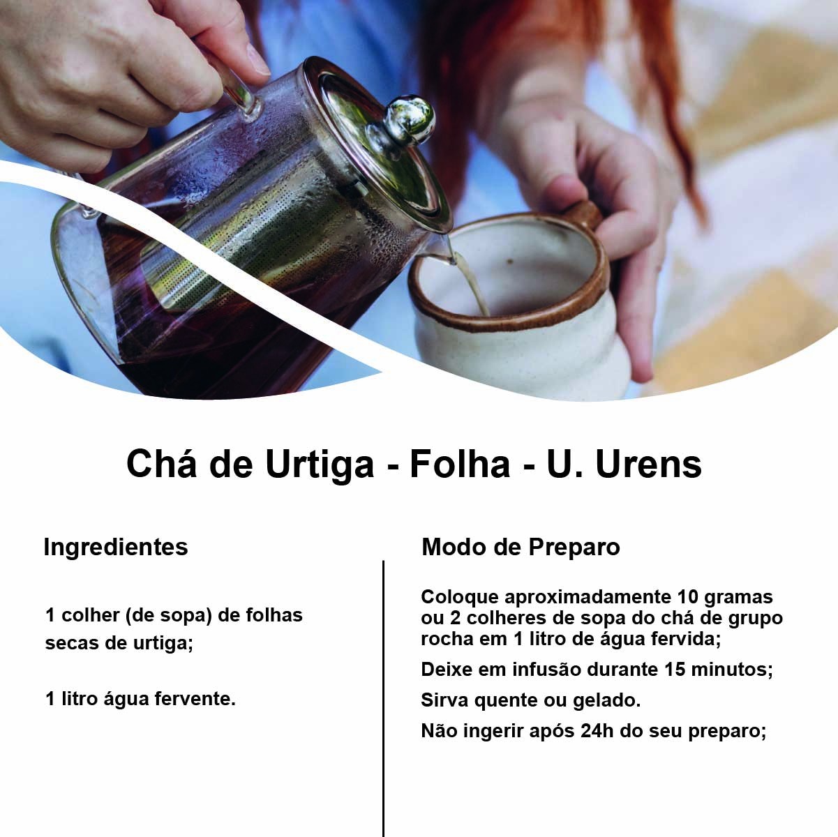 Chá de Urtiga - Folha - U. Urens - 100g