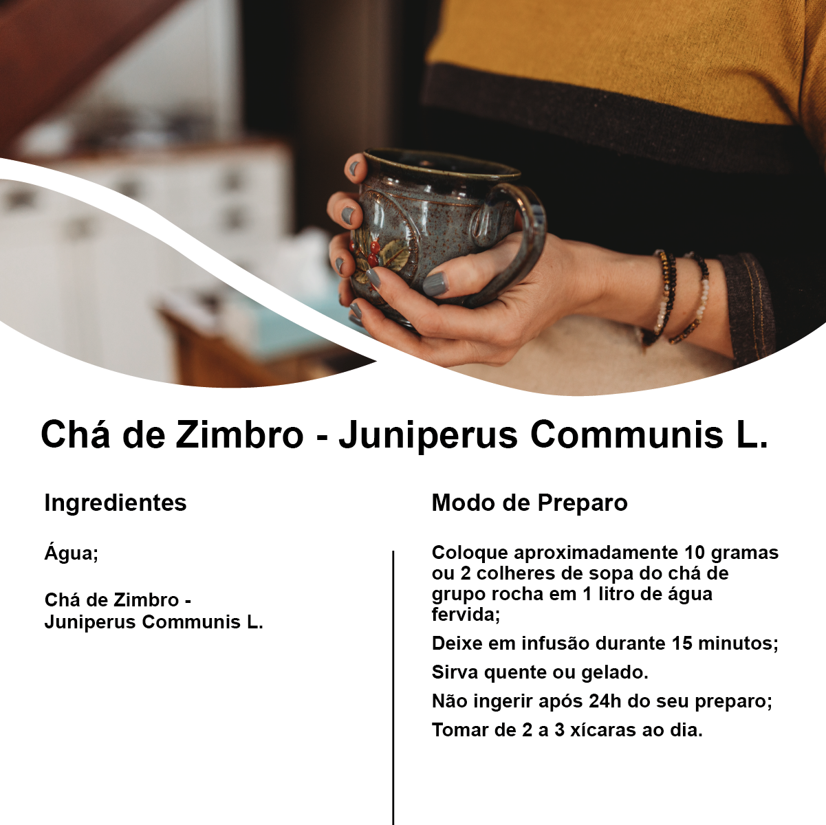 Chá de Zimbro - Juniperus Communis L. - 50g