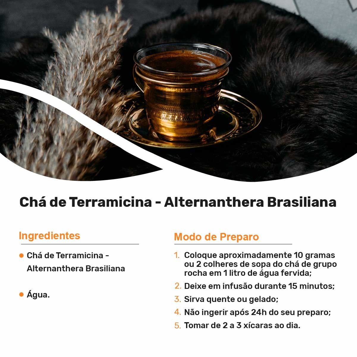 Chá de Terramicina - Alternanthera brasiliana - 100g
