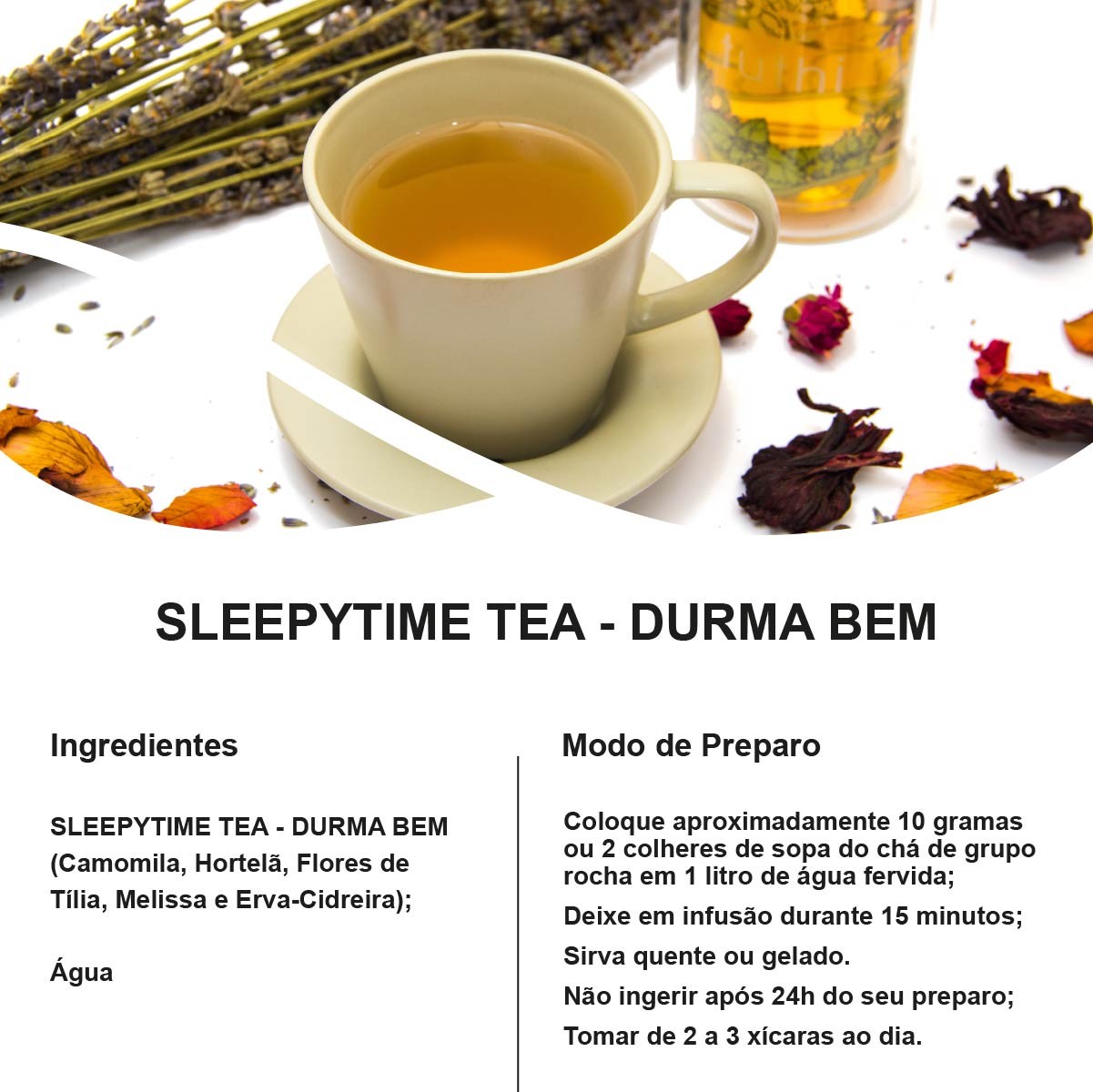 SLEEPYTIME TEA - DURMA BEM -  50 GRAMAS