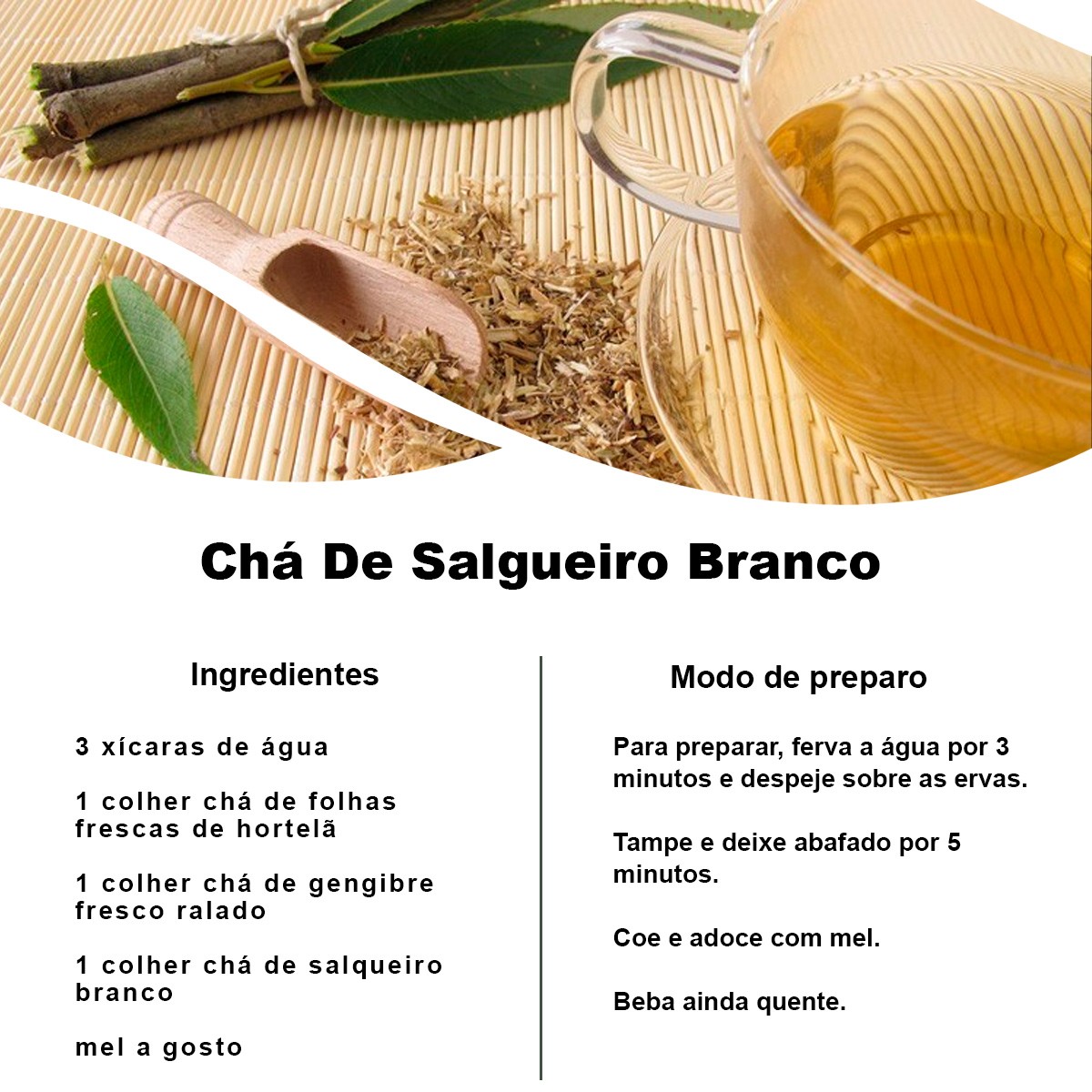 Kit 2 pct Chá de Salgueiro Branco - Salix Alba - 50g cada