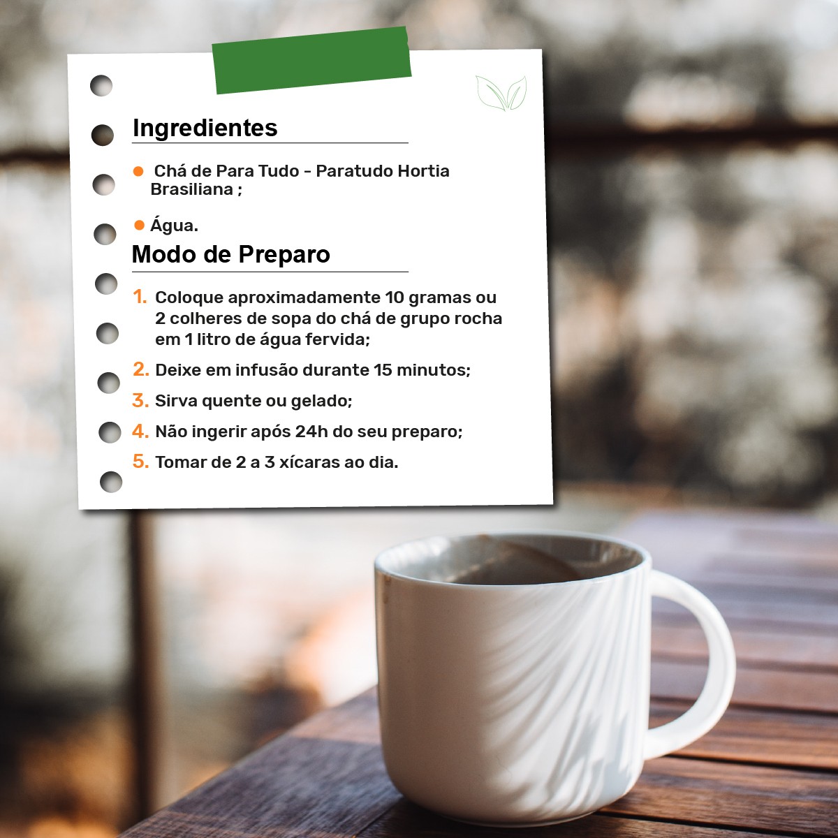 Chá de Para Tudo – Paratudo Hortia Brasiliana – 100g