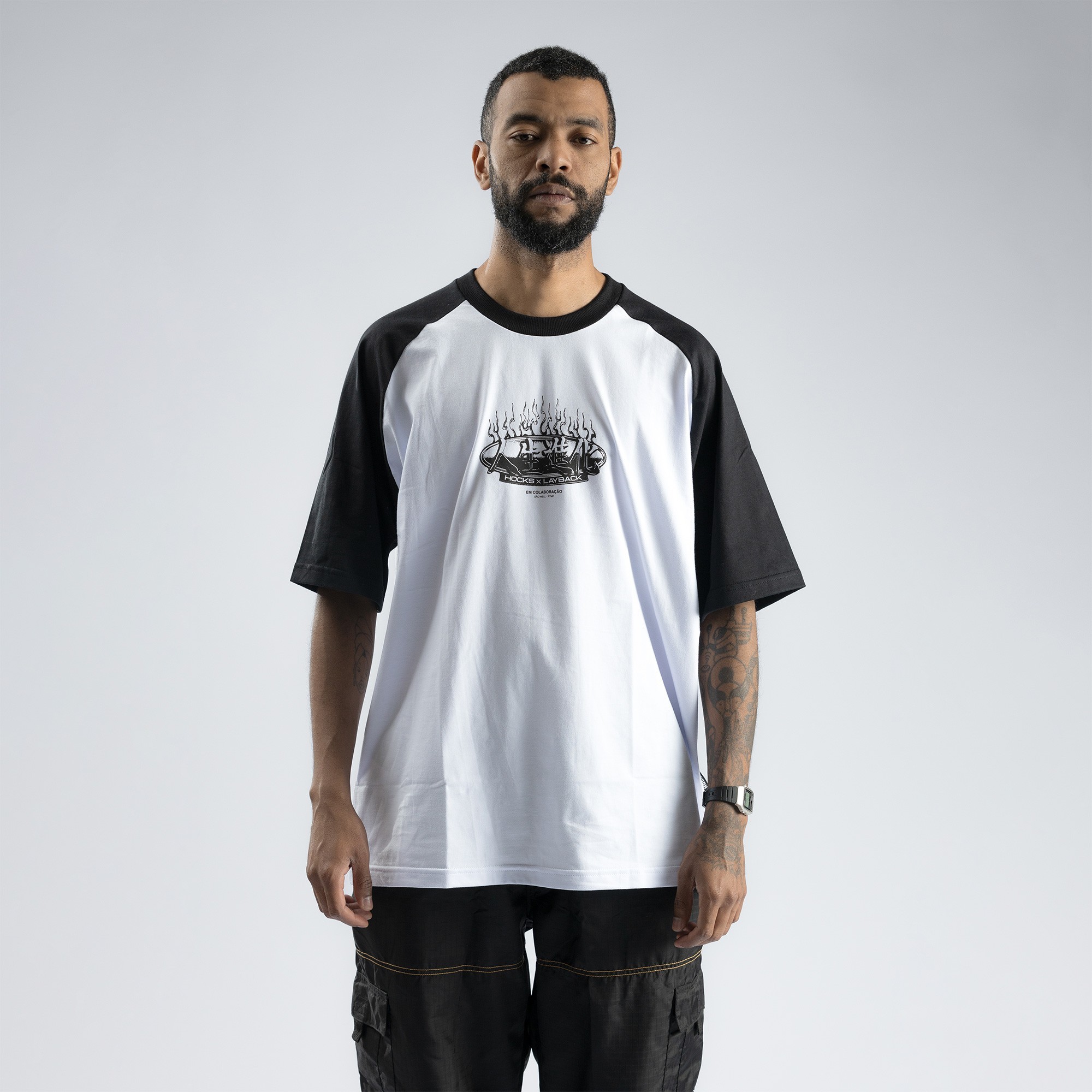 Camiseta Oversized Jinsei Hocks x Layback 