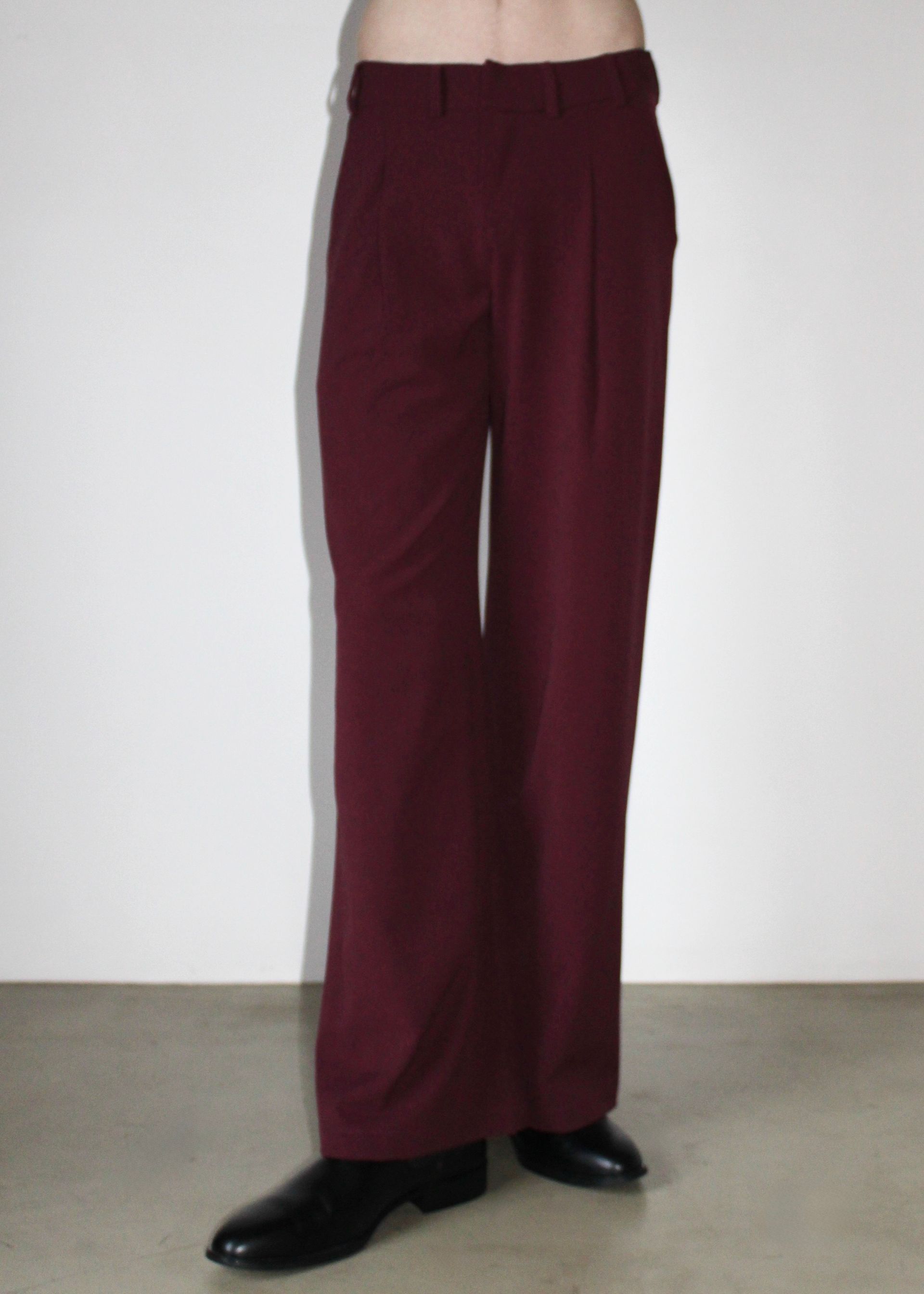 Calça de alfaiataria Ed.#1 - Bordeaux