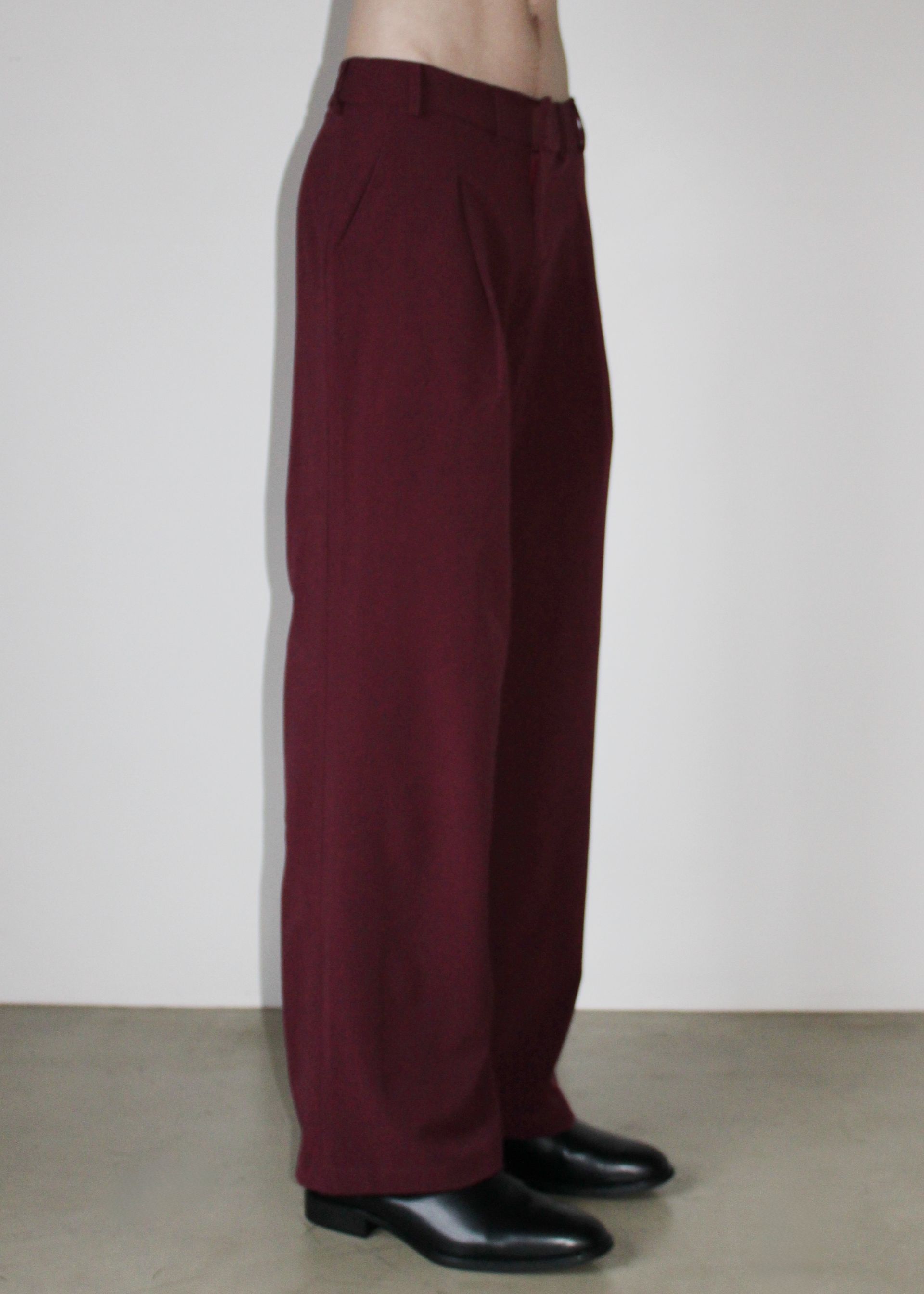 Calça de alfaiataria Ed.#1 - Bordeaux
