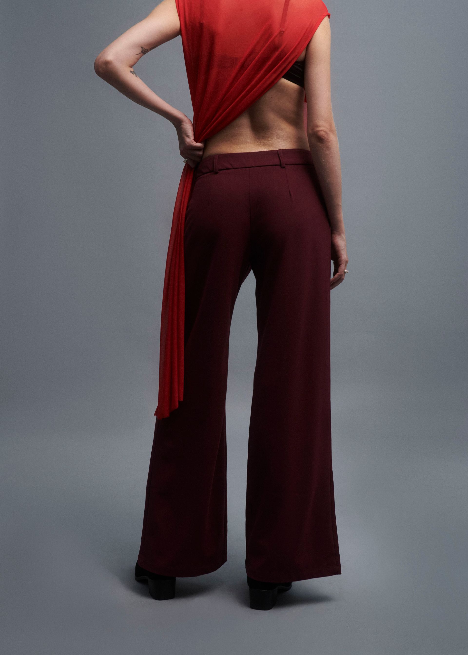 Calça de alfaiataria Ed.#1 - Bordeaux