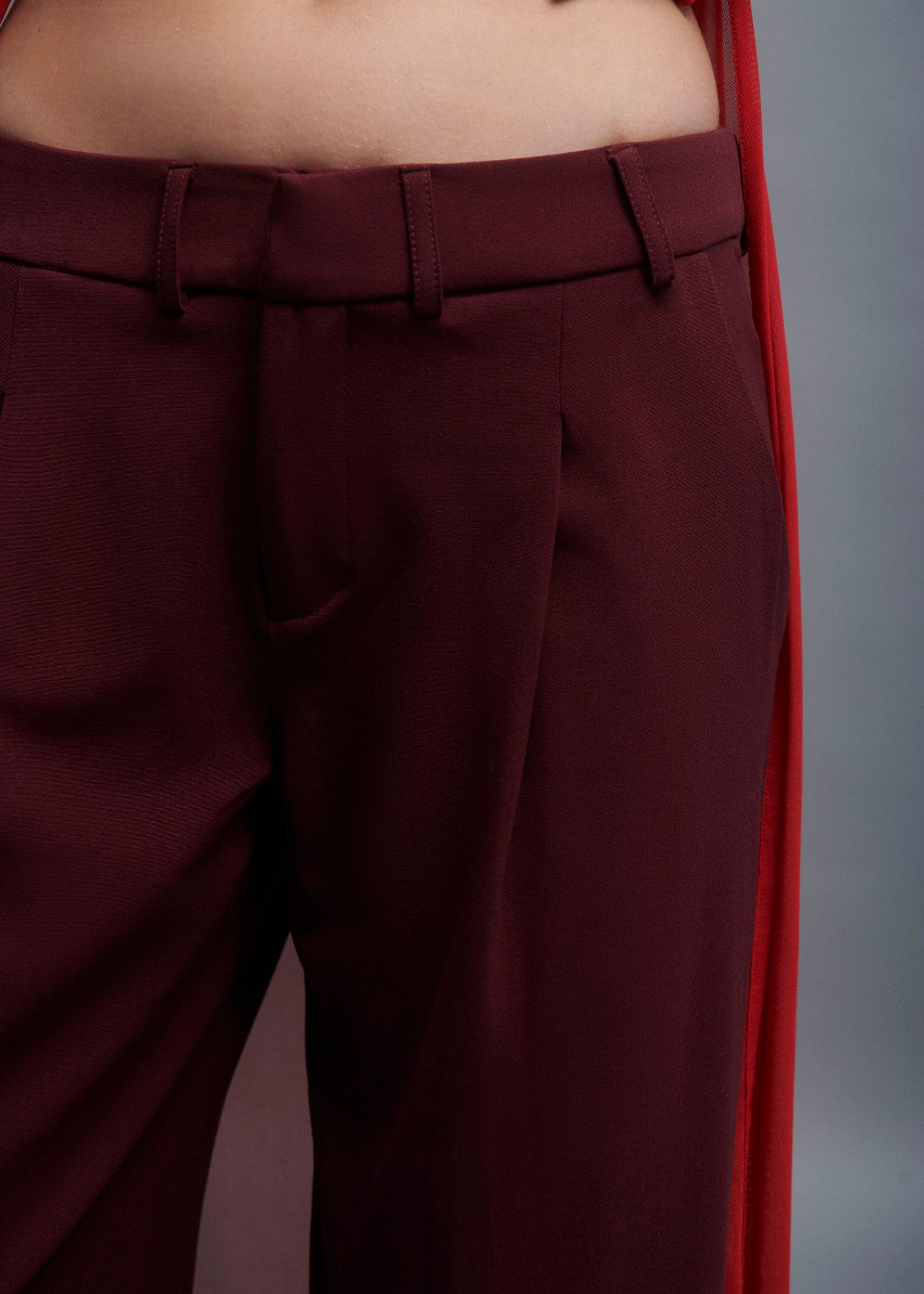 Calça de alfaiataria Ed.#1 - Bordeaux