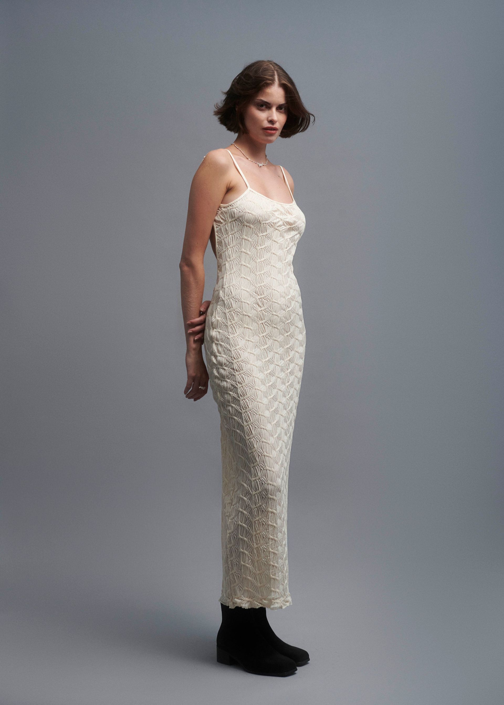 Vestido Fractal Ed.#2 - Manteiga