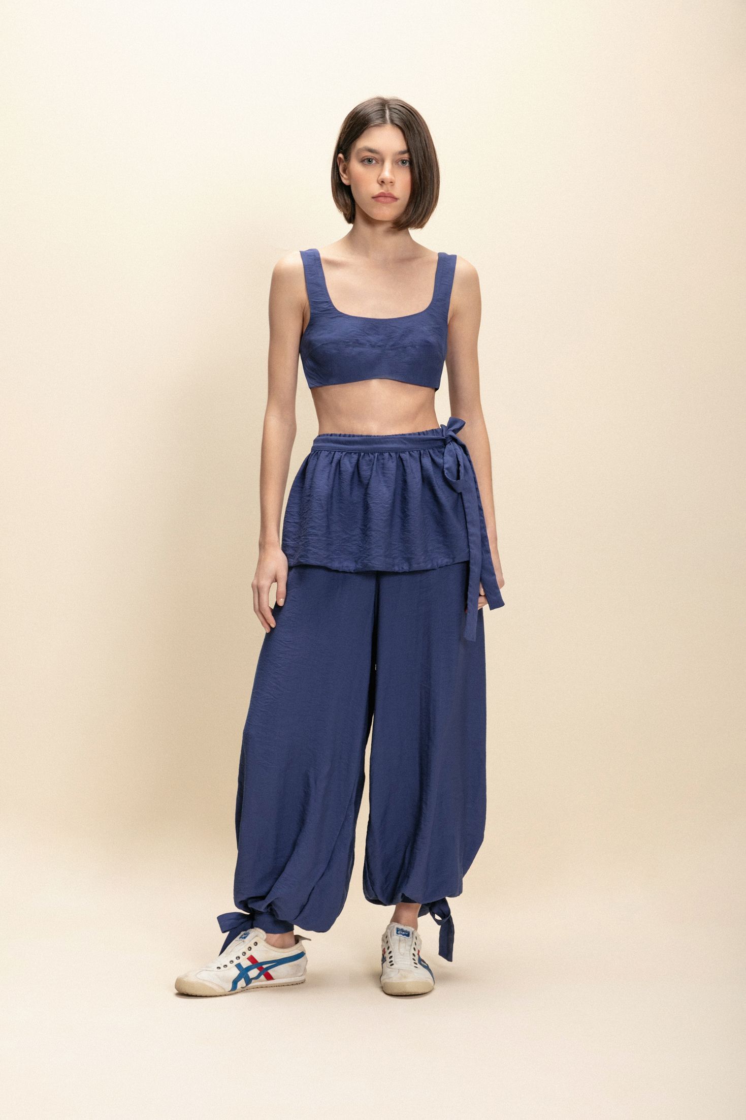 Top Jasmim Azul