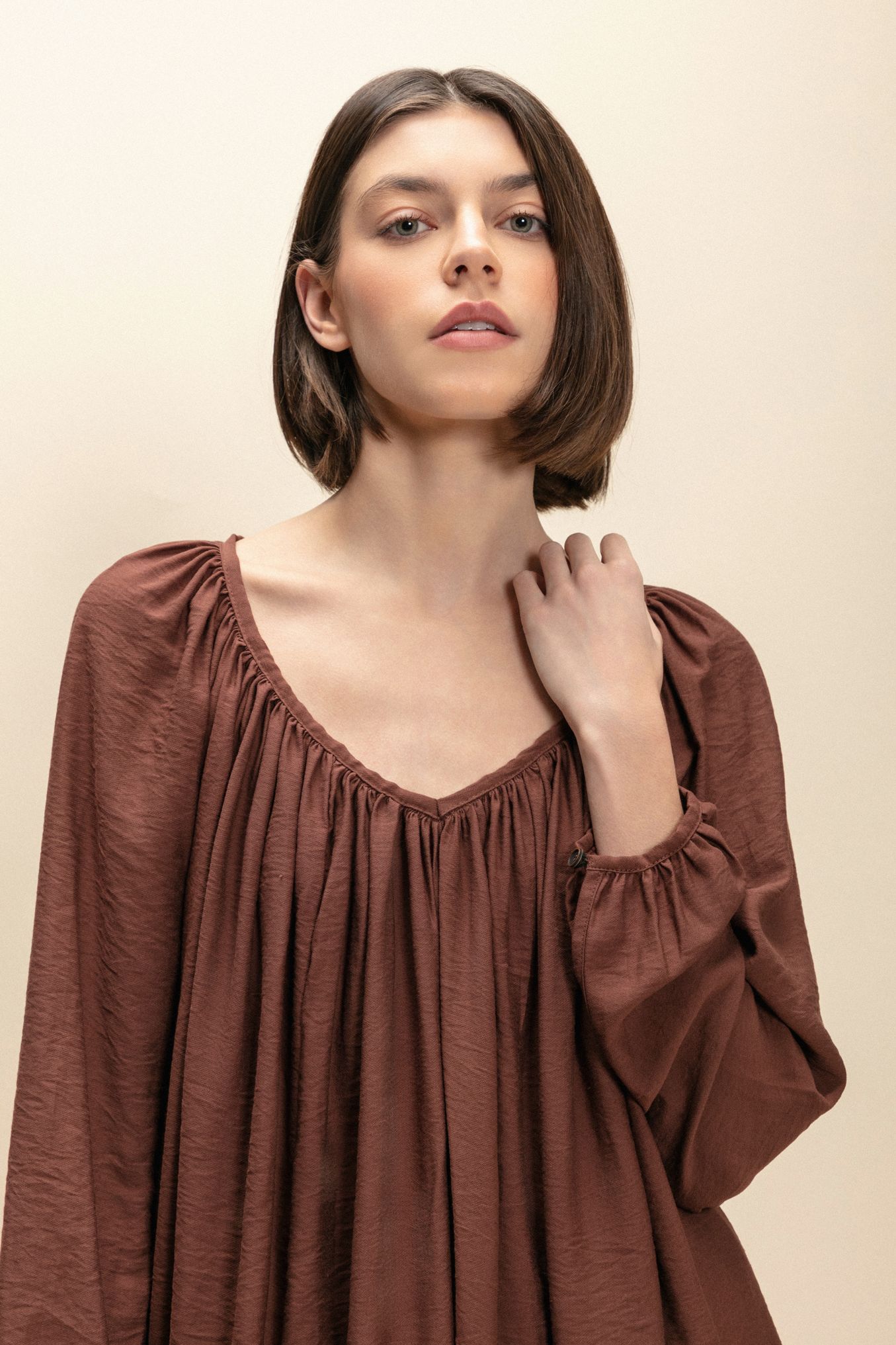 Bata Camélia Marrom