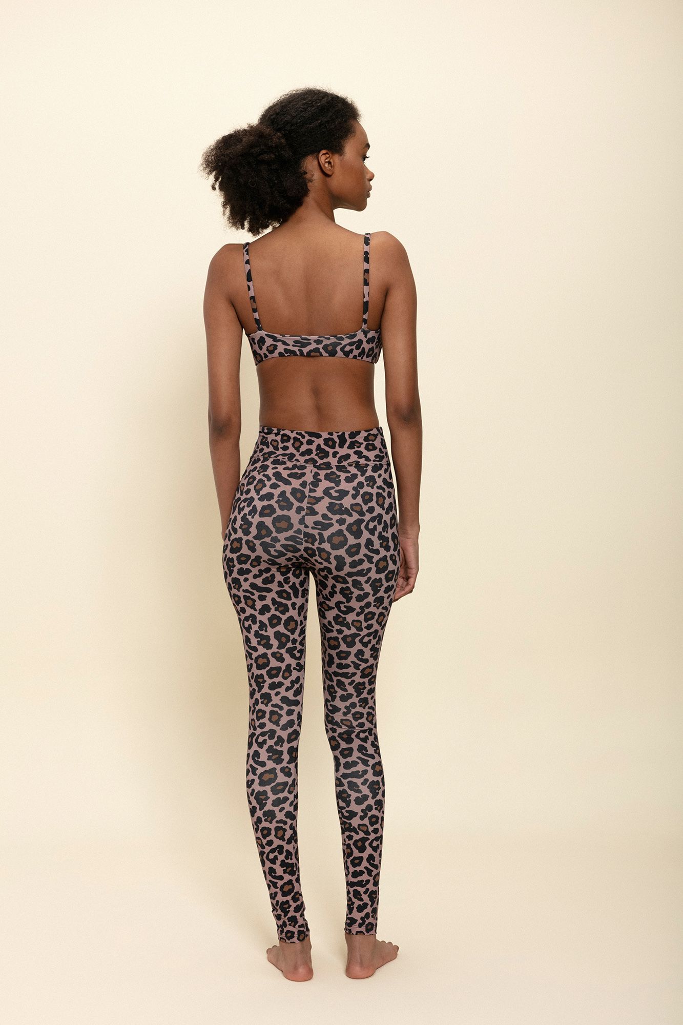 Legging Cós Reto Animal Print