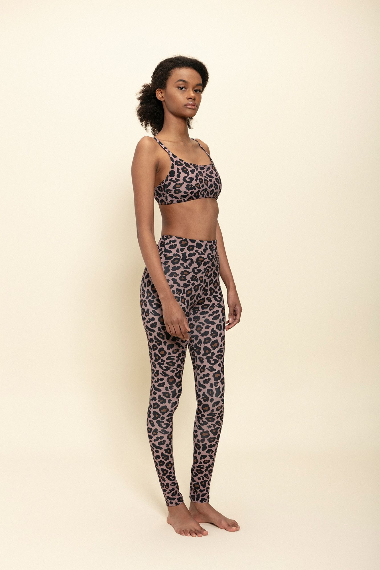 Legging Cós Reto Animal Print