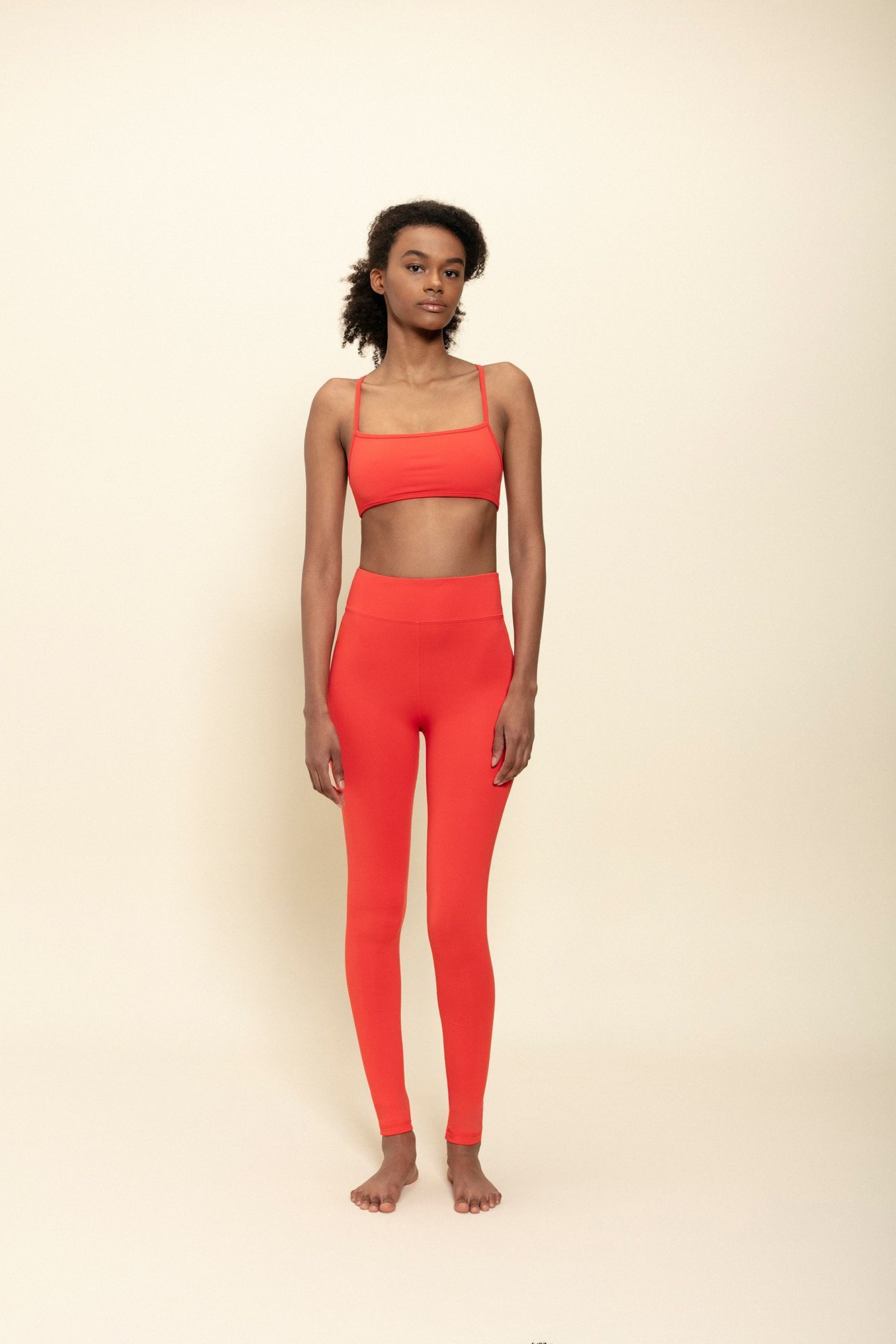 Legging Cós Reto Hibisco