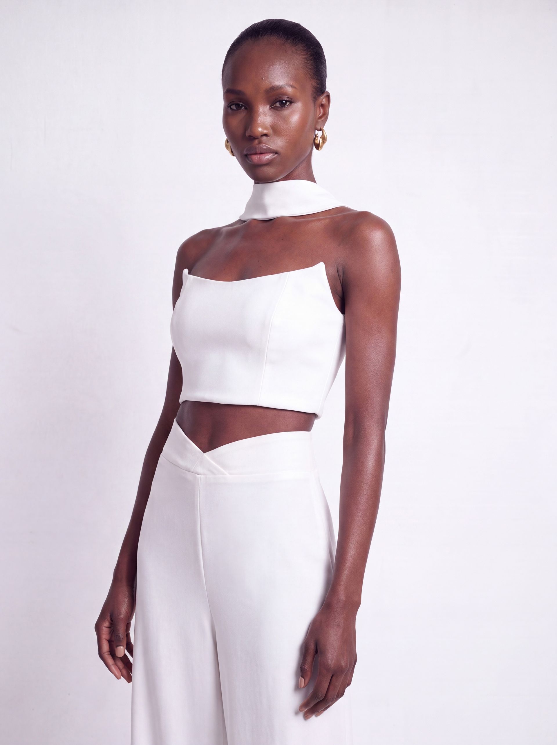 Cropped Corselet Ness Off-White - Inti Brand