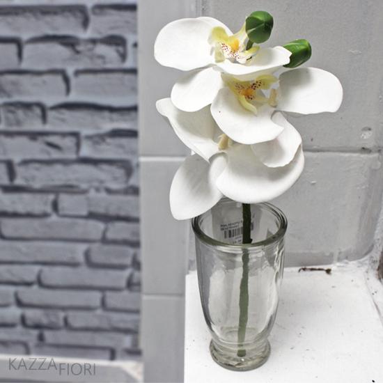 Arranjo para Montar Artificial com Mini Orquídea Phalaenopsis - Kazza Fiori